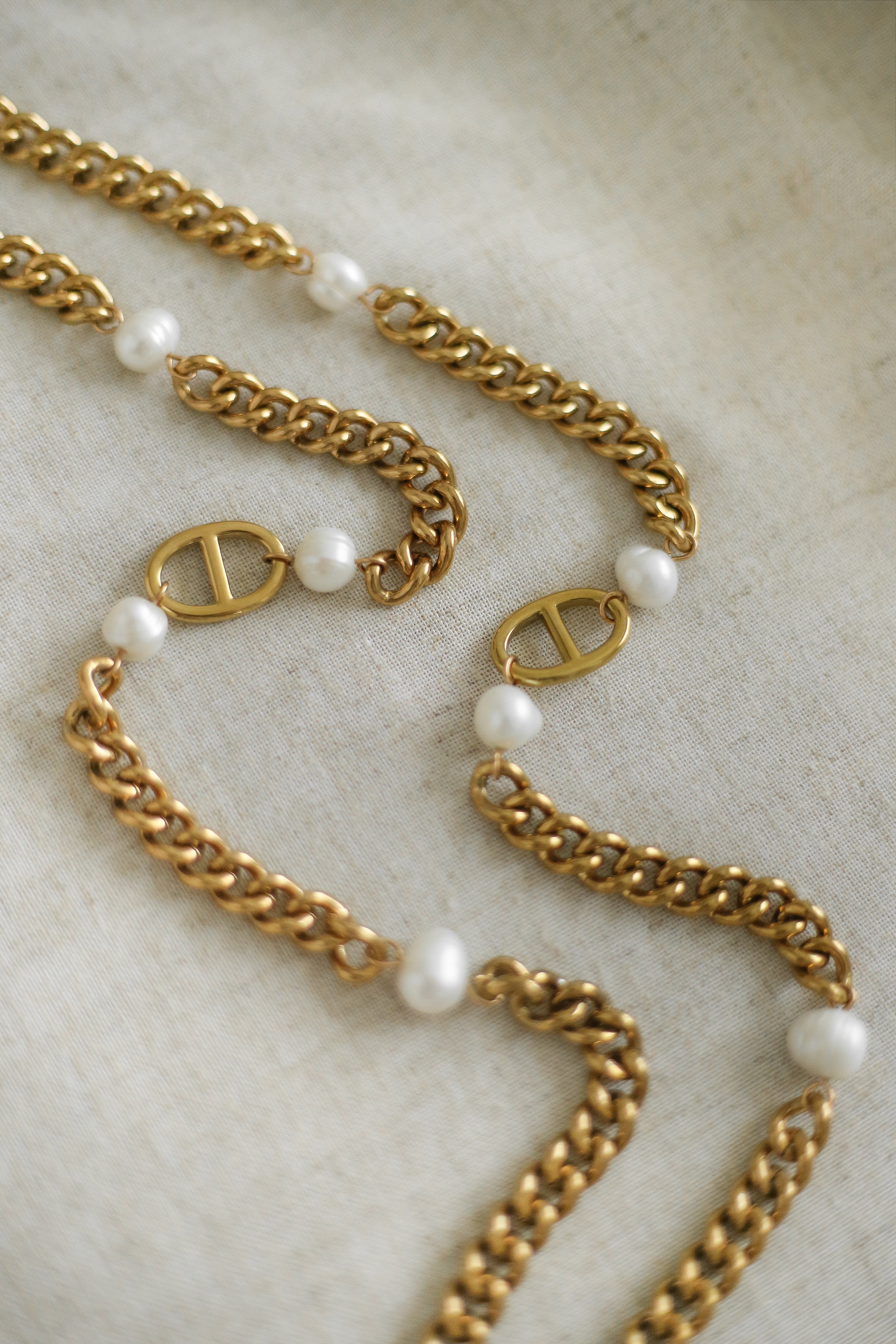 Marine Long Necklace - has waterproof, durable, elegant and vintage inspired jewelry