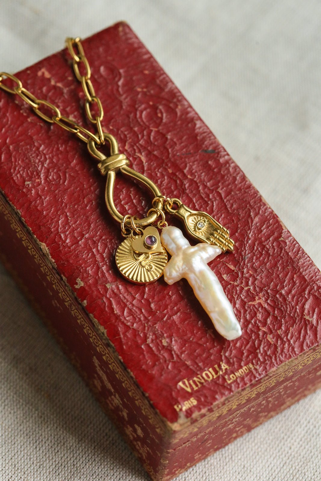 Maristella Necklace - has waterproof, durable, elegant and vintage inspired jewelry