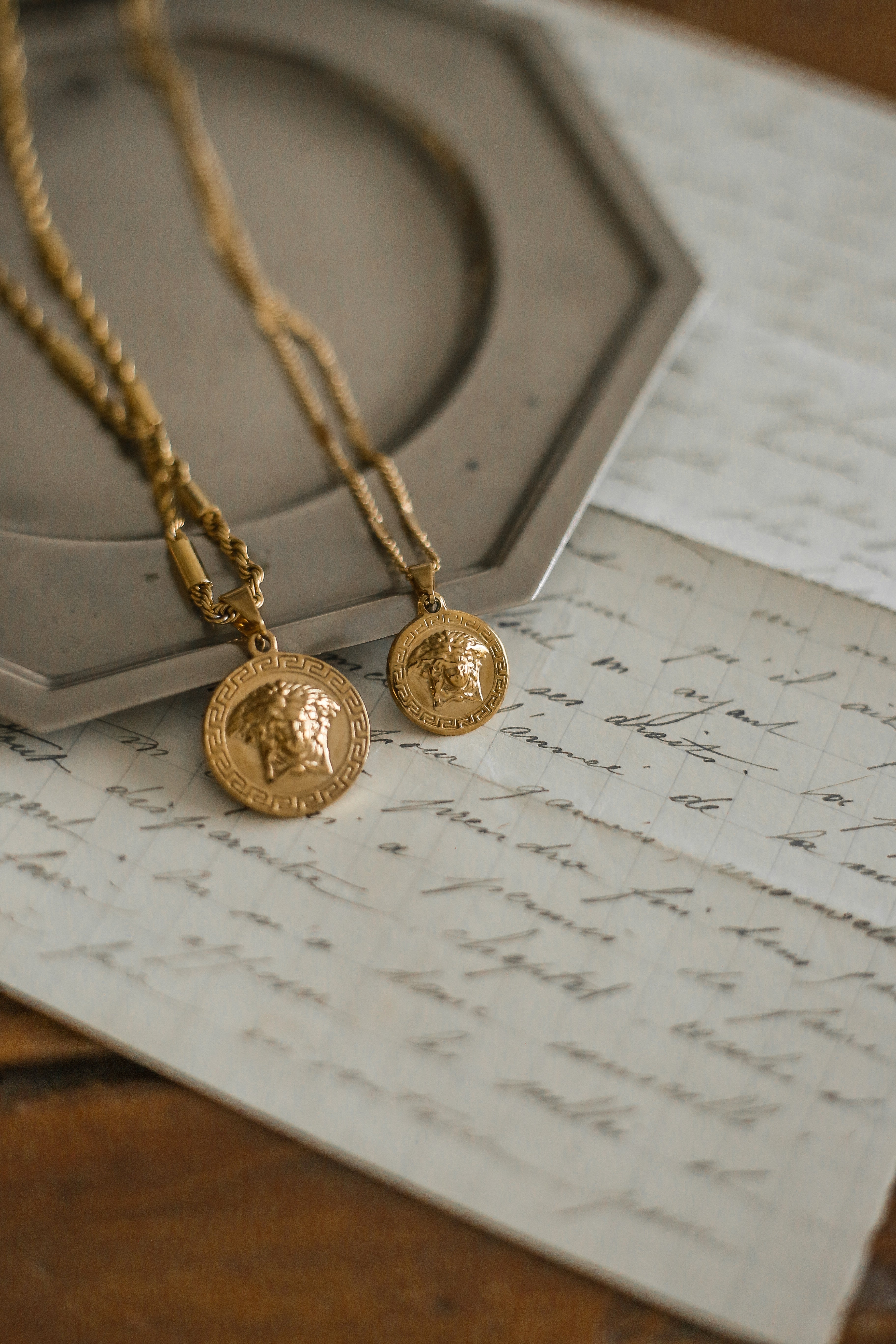 Medusa Necklace - has waterproof, durable, elegant and vintage inspired jewelry