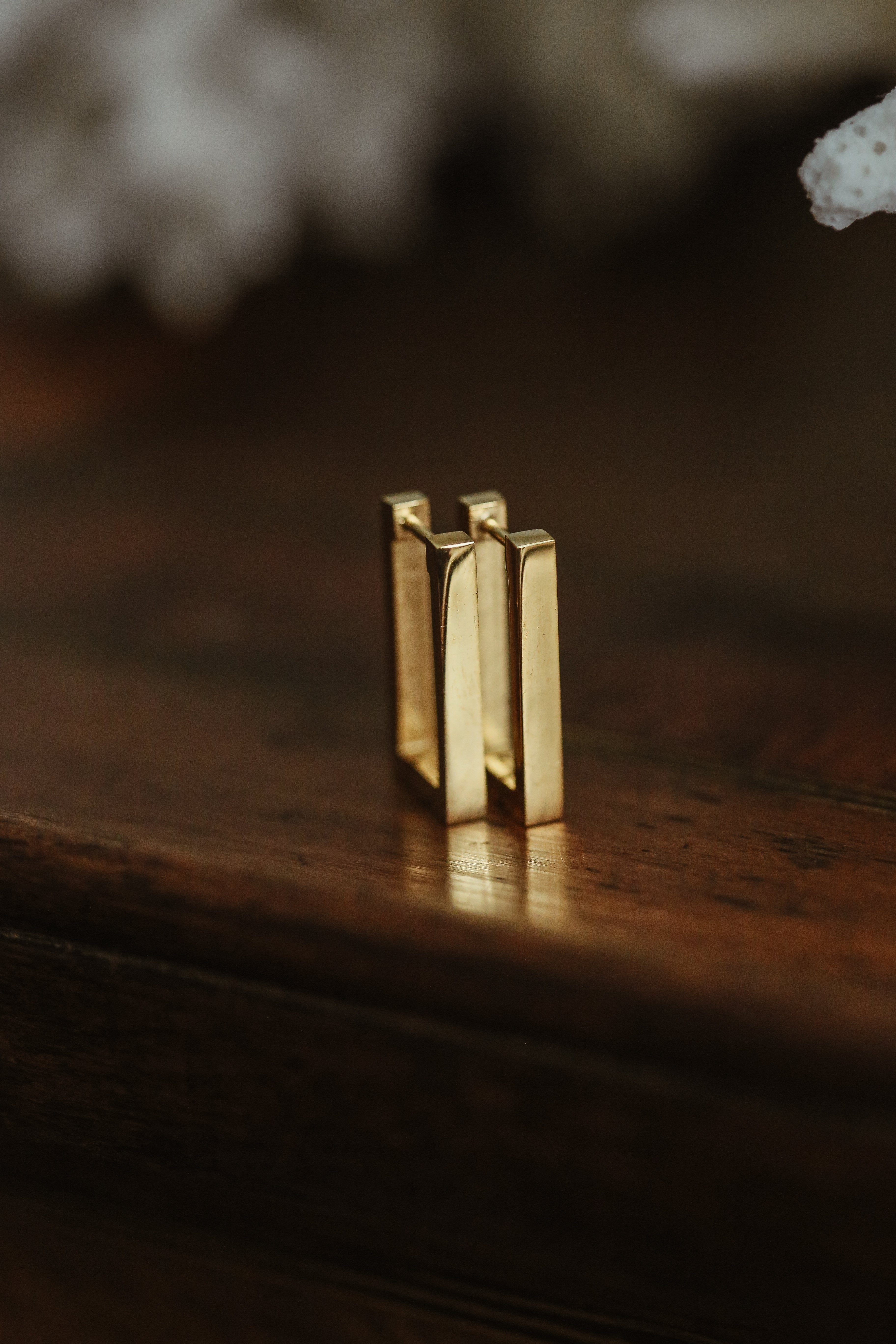 Miriam Minimal Huggies - has waterproof, durable, elegant and vintage inspired jewelry