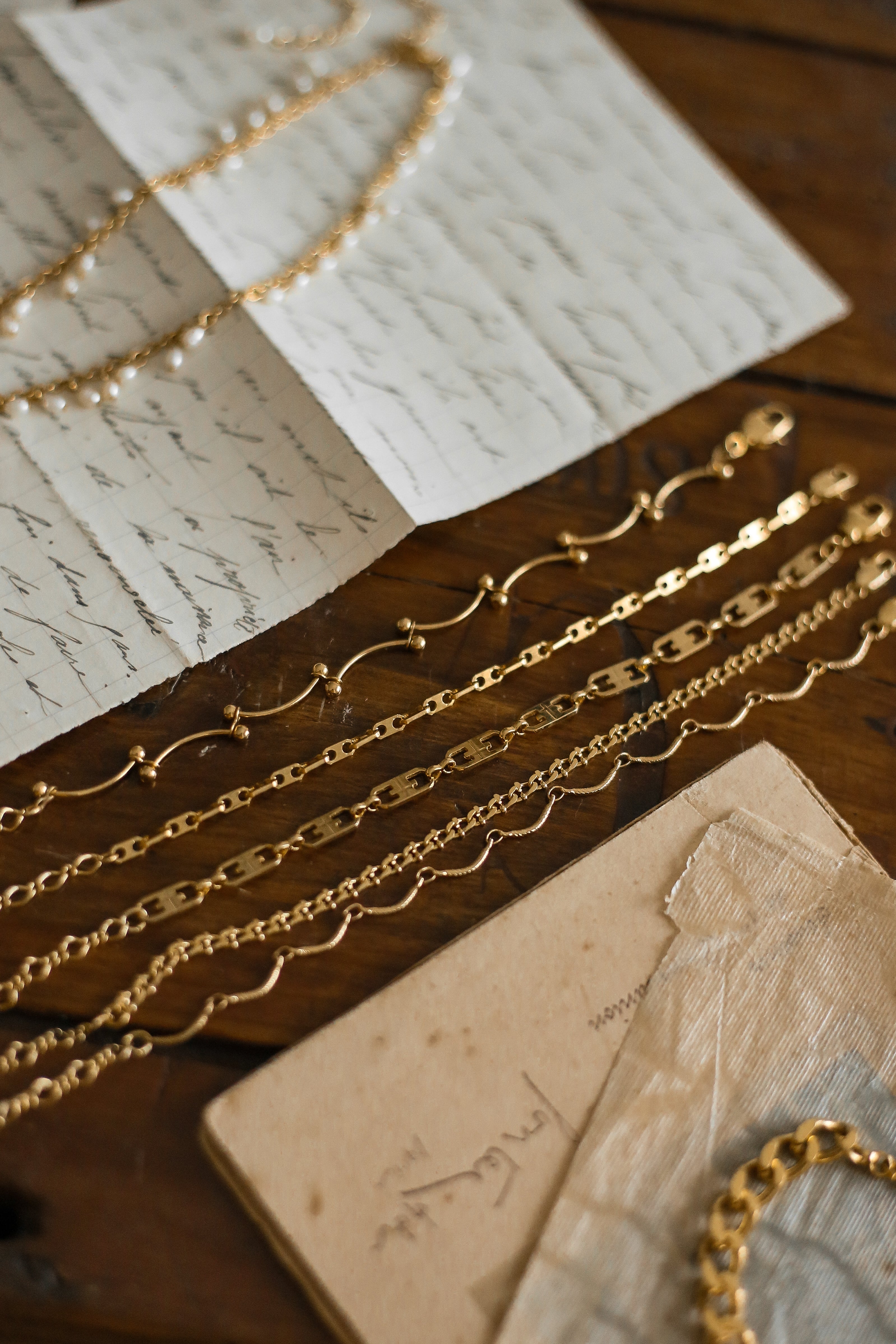 Nicolette (Vintage) Chain bracelet - has waterproof, durable, elegant and vintage inspired jewelry