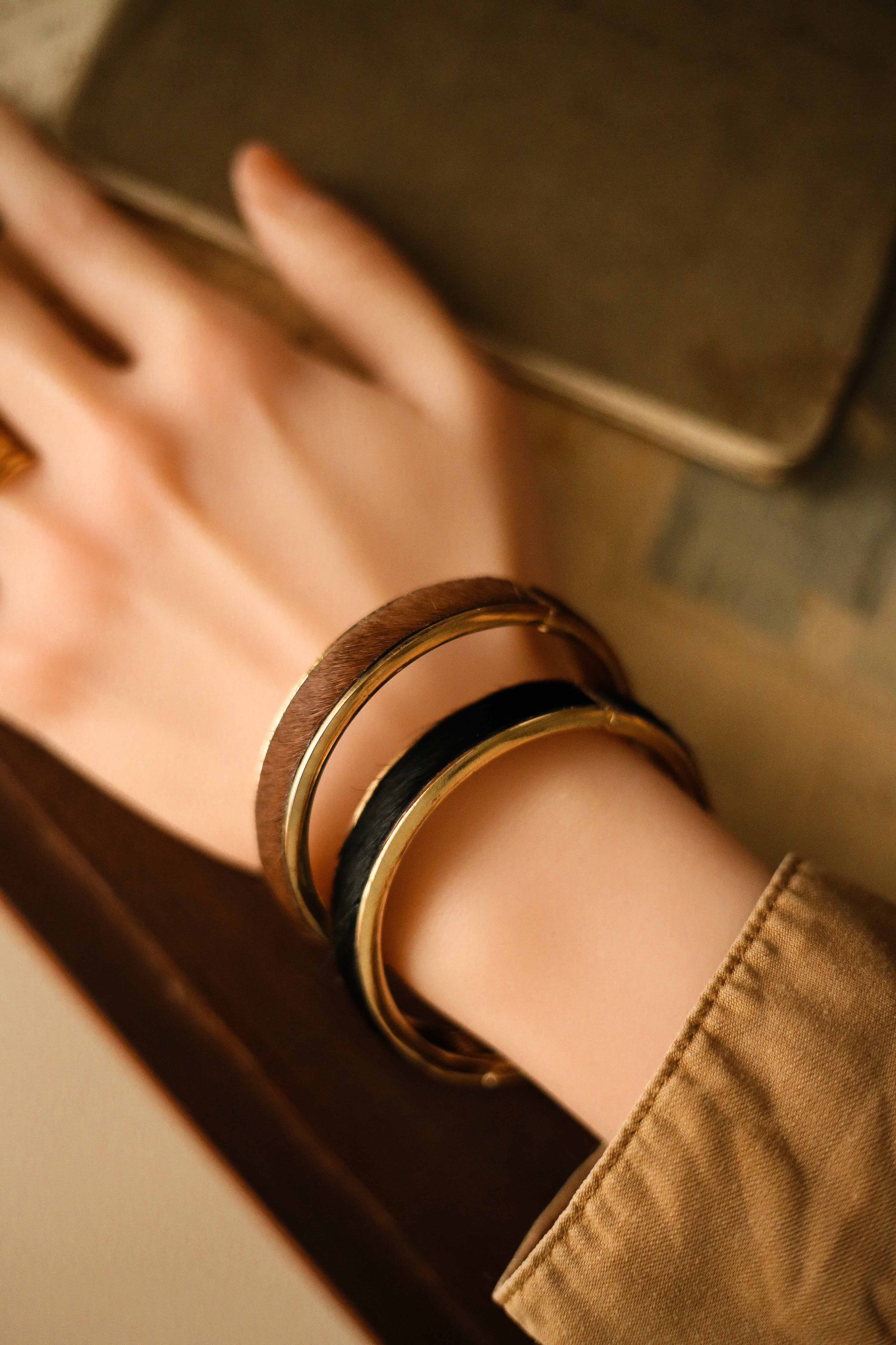 Odette (Vintage) Bangle - has waterproof, durable, elegant and vintage inspired jewelry