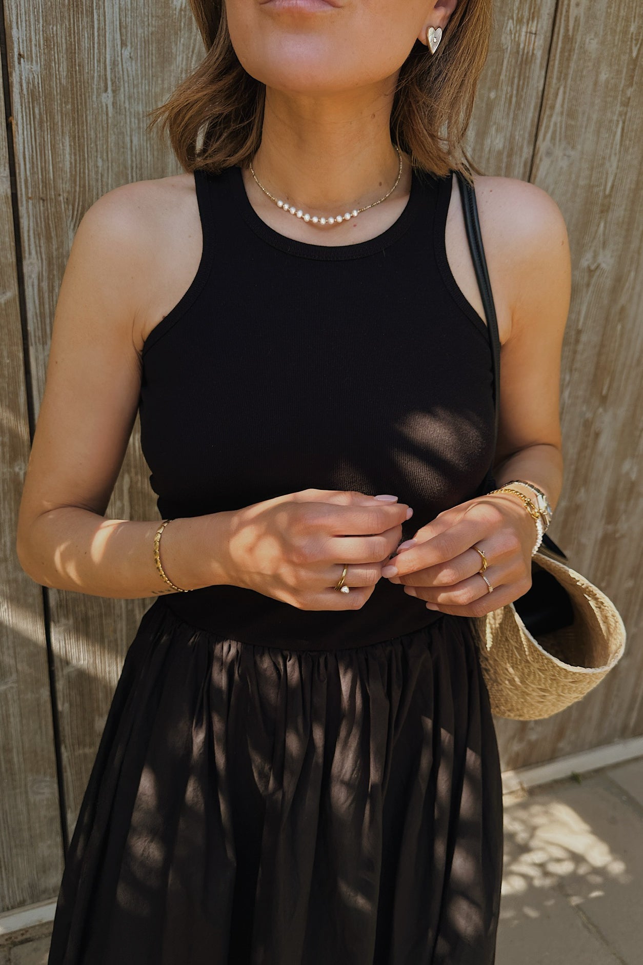 Pearls & Crystals Necklace - Boutique Minimaliste has waterproof, durable, elegant and vintage inspired jewelry