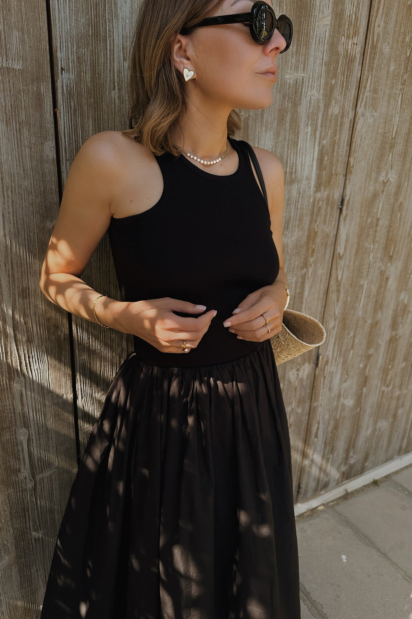 Pearls & Crystals Necklace - Boutique Minimaliste has waterproof, durable, elegant and vintage inspired jewelry