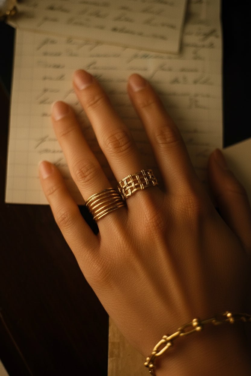 Severine Ring - has waterproof, durable, elegant and vintage inspired jewelry