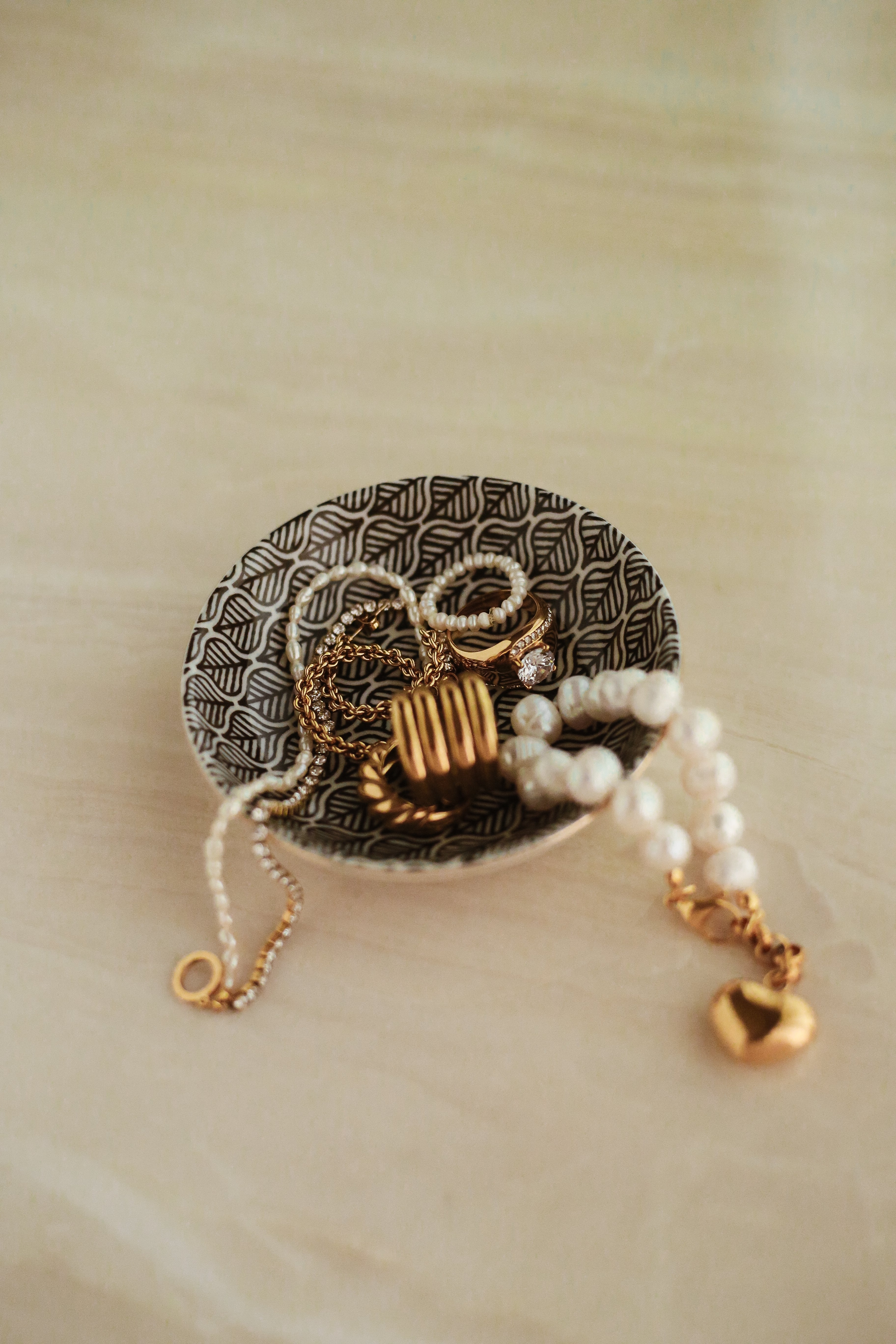 Small Trinket Dish - Leaf - has waterproof, durable, elegant and vintage inspired jewelry