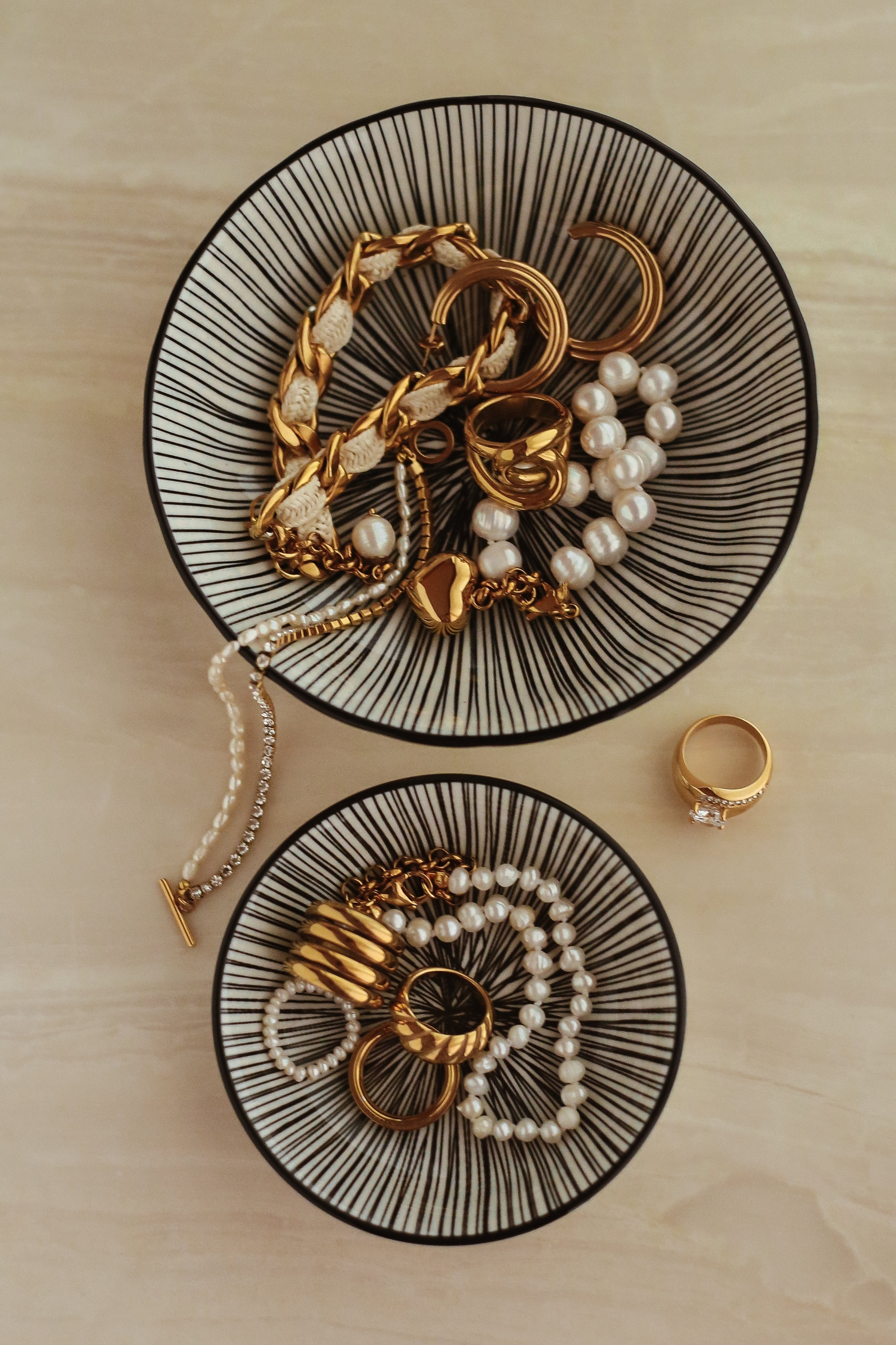 Trinket Dish - Sketch - has waterproof, durable, elegant and vintage inspired jewelry