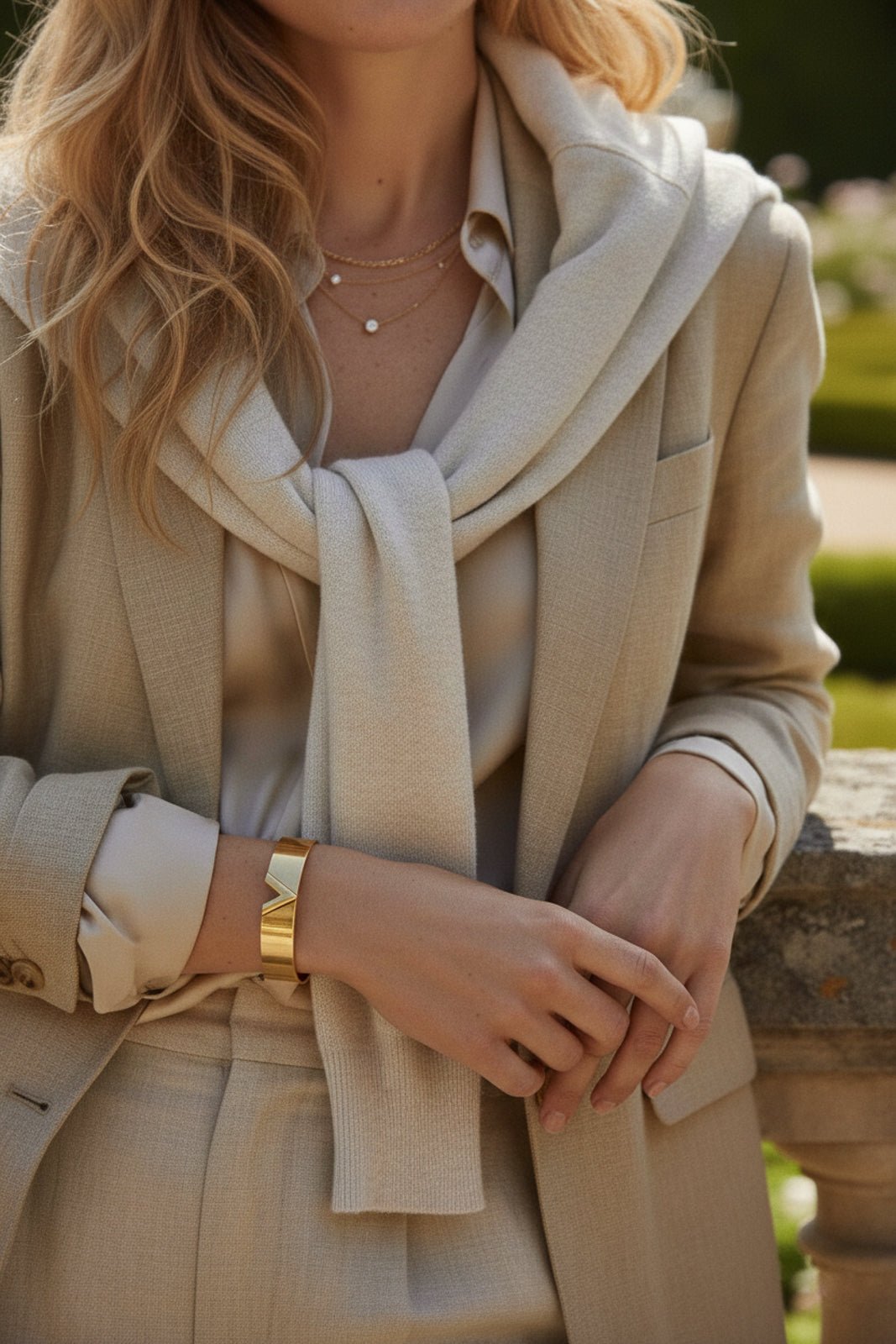 V Cuff - has waterproof, durable, elegant and vintage inspired jewelry