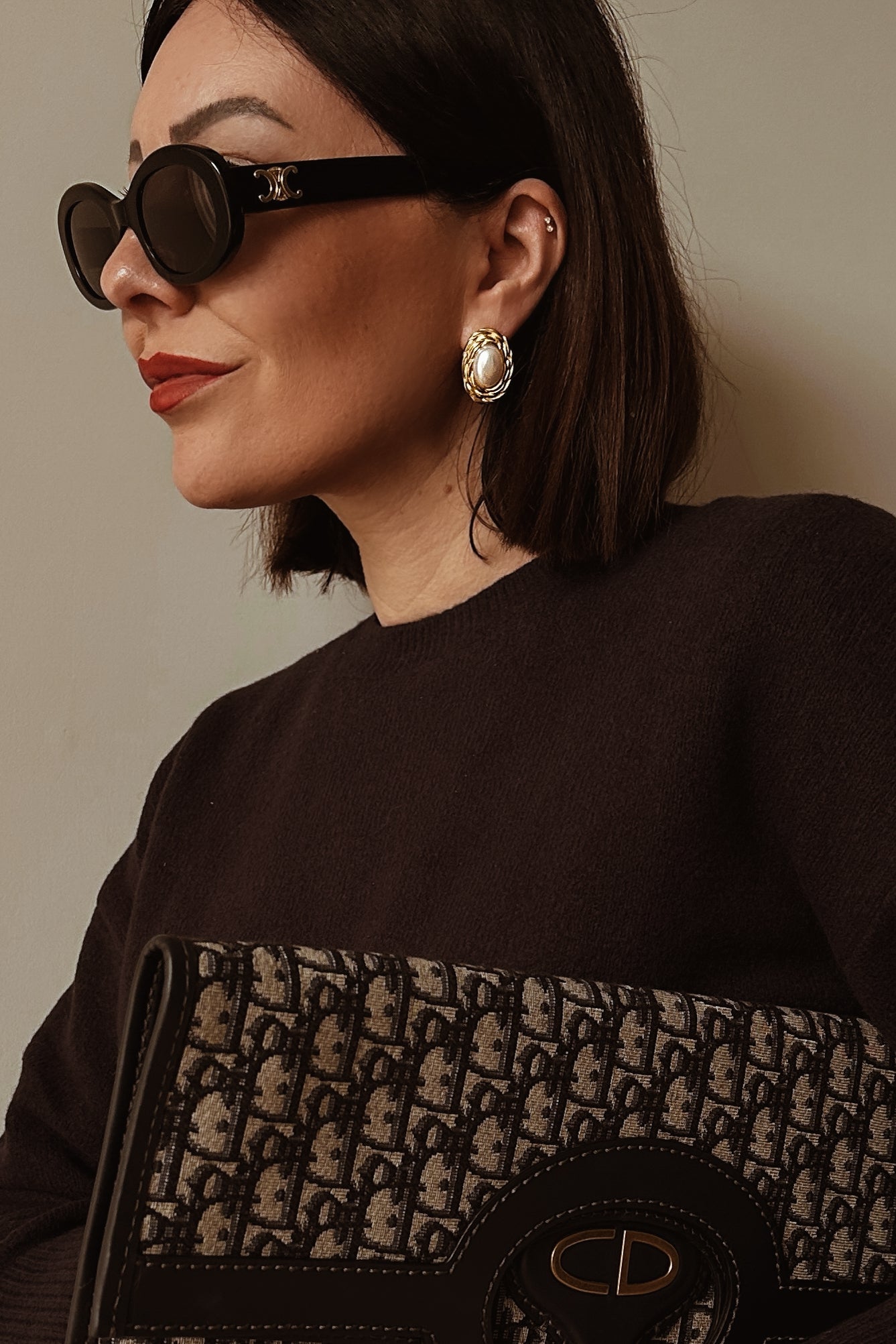 Weave & Pearl Statement Earrings - Boutique Minimaliste has waterproof, durable, elegant and vintage inspired jewelry