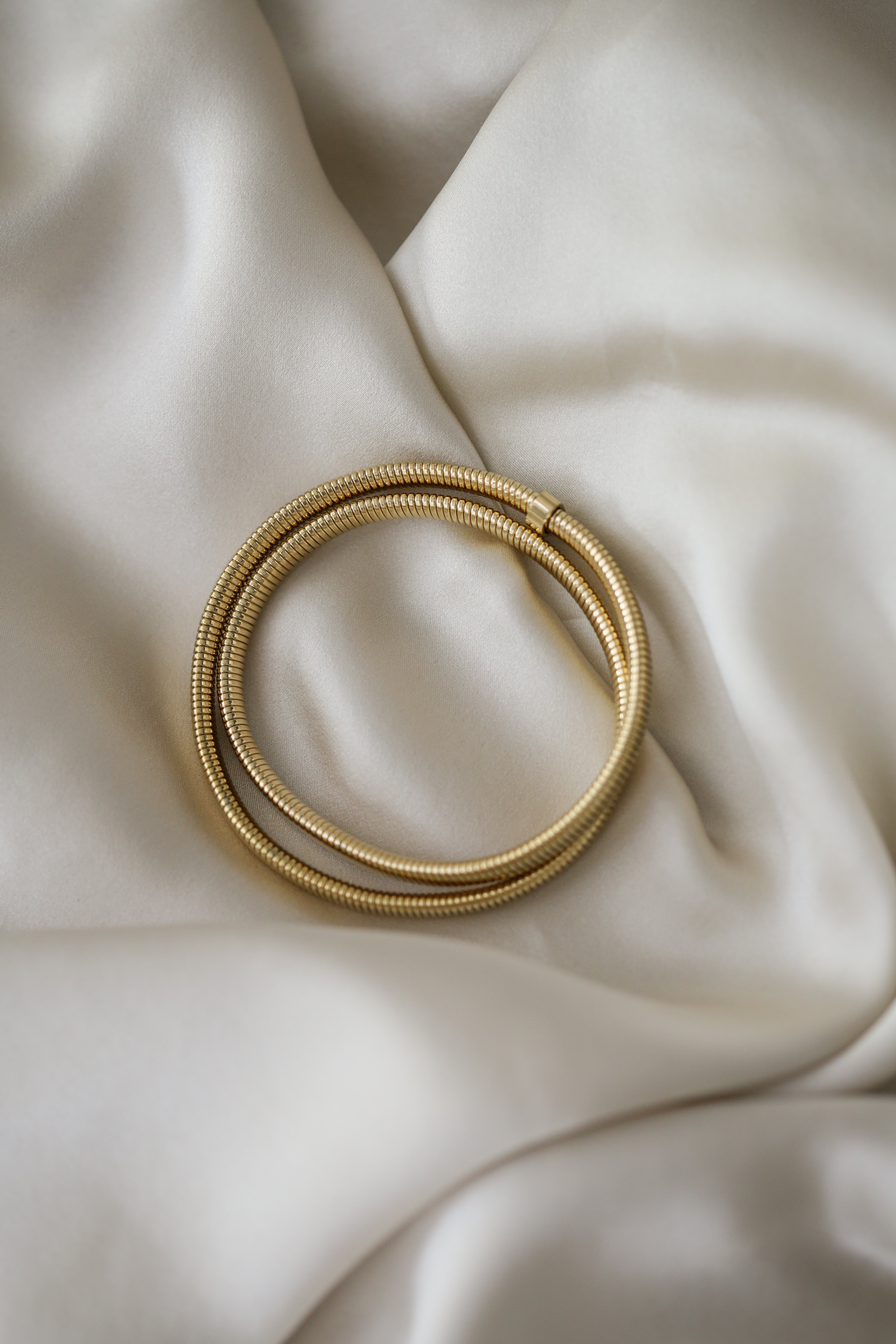 Xyla Double Bangle - has waterproof, durable, elegant and vintage inspired jewelry