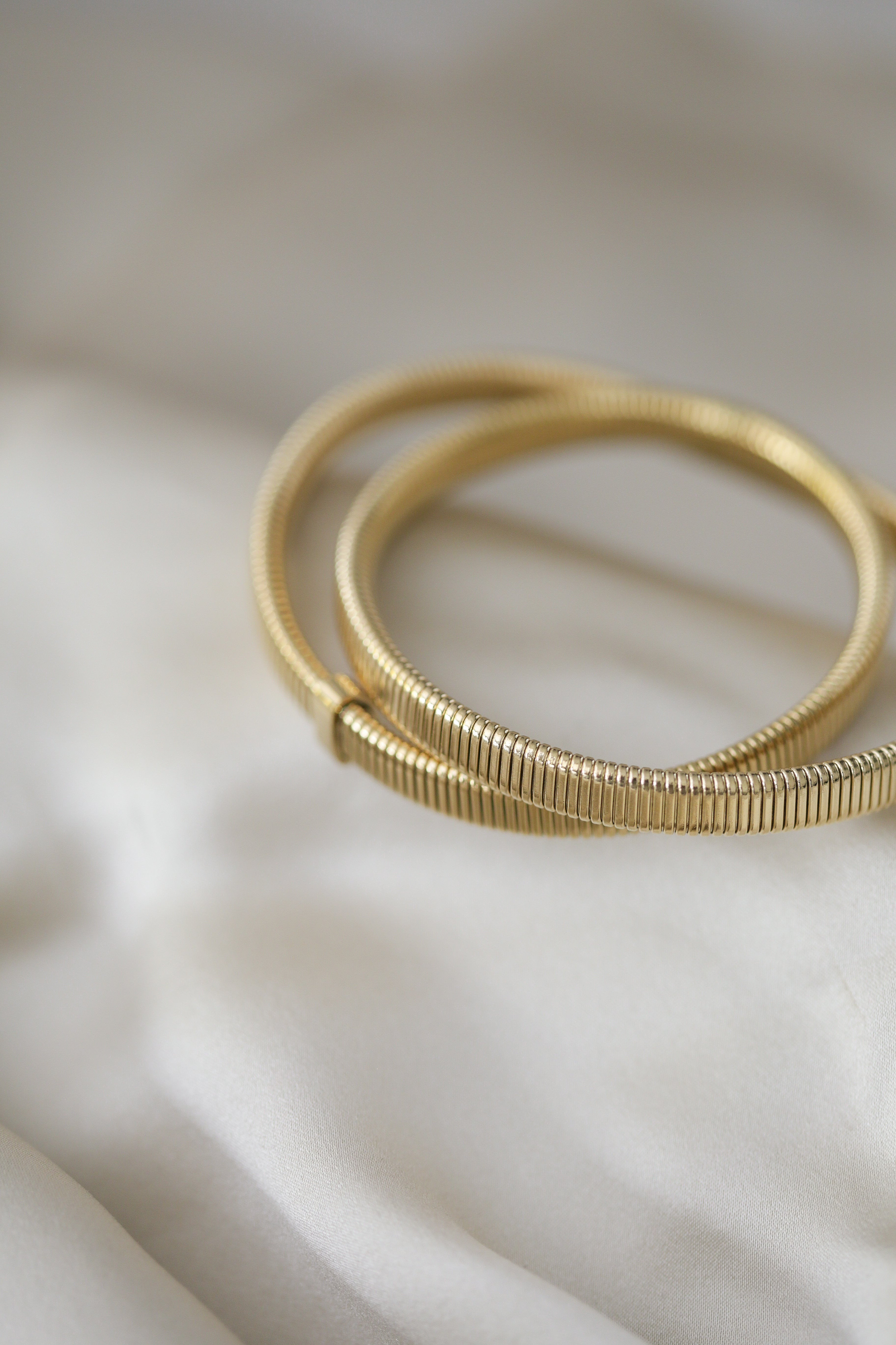 Xyla Double Bangle - has waterproof, durable, elegant and vintage inspired jewelry