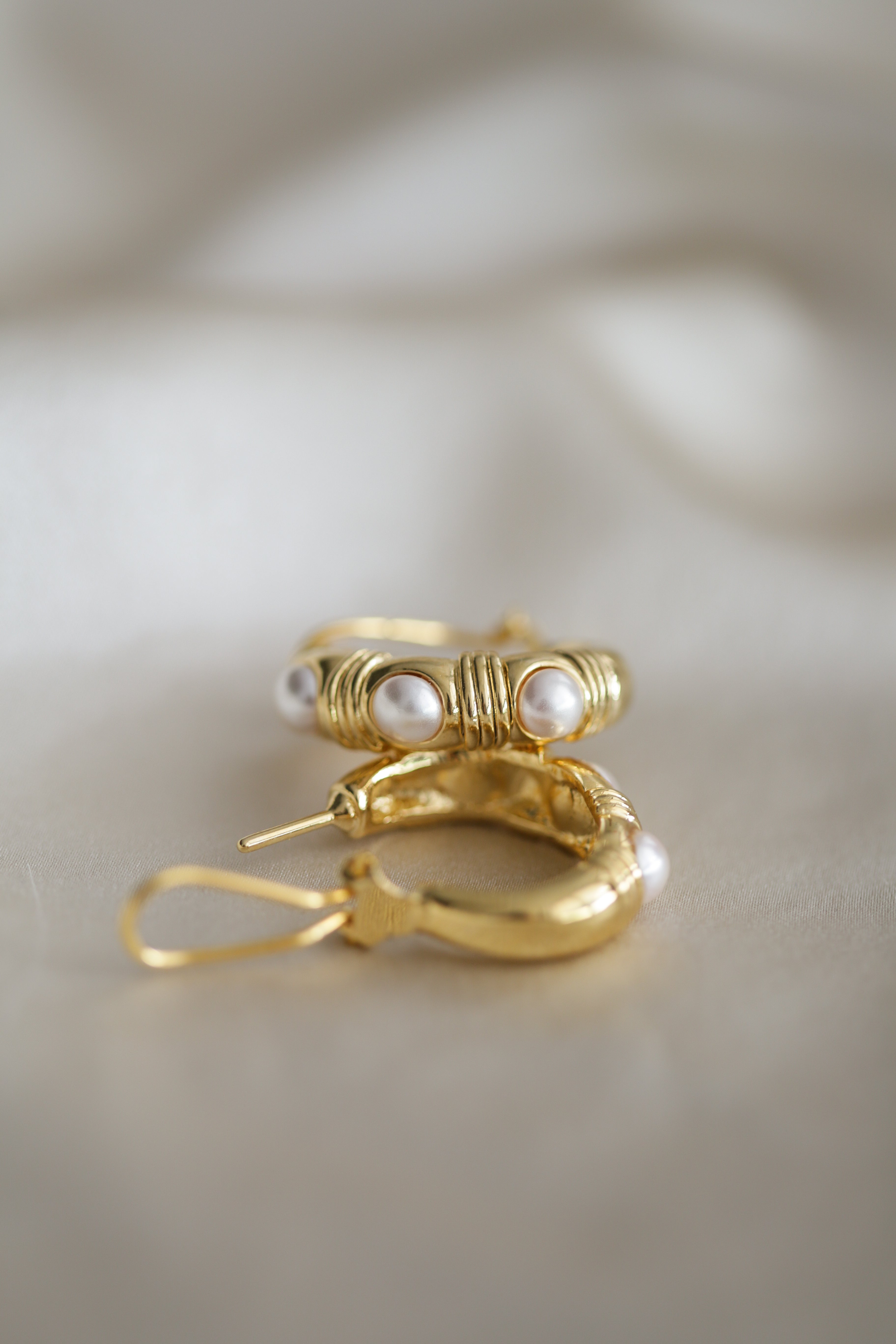 Ziva (Vintage) Hoops - Boutique Minimaliste has waterproof, durable, elegant and vintage inspired jewelry