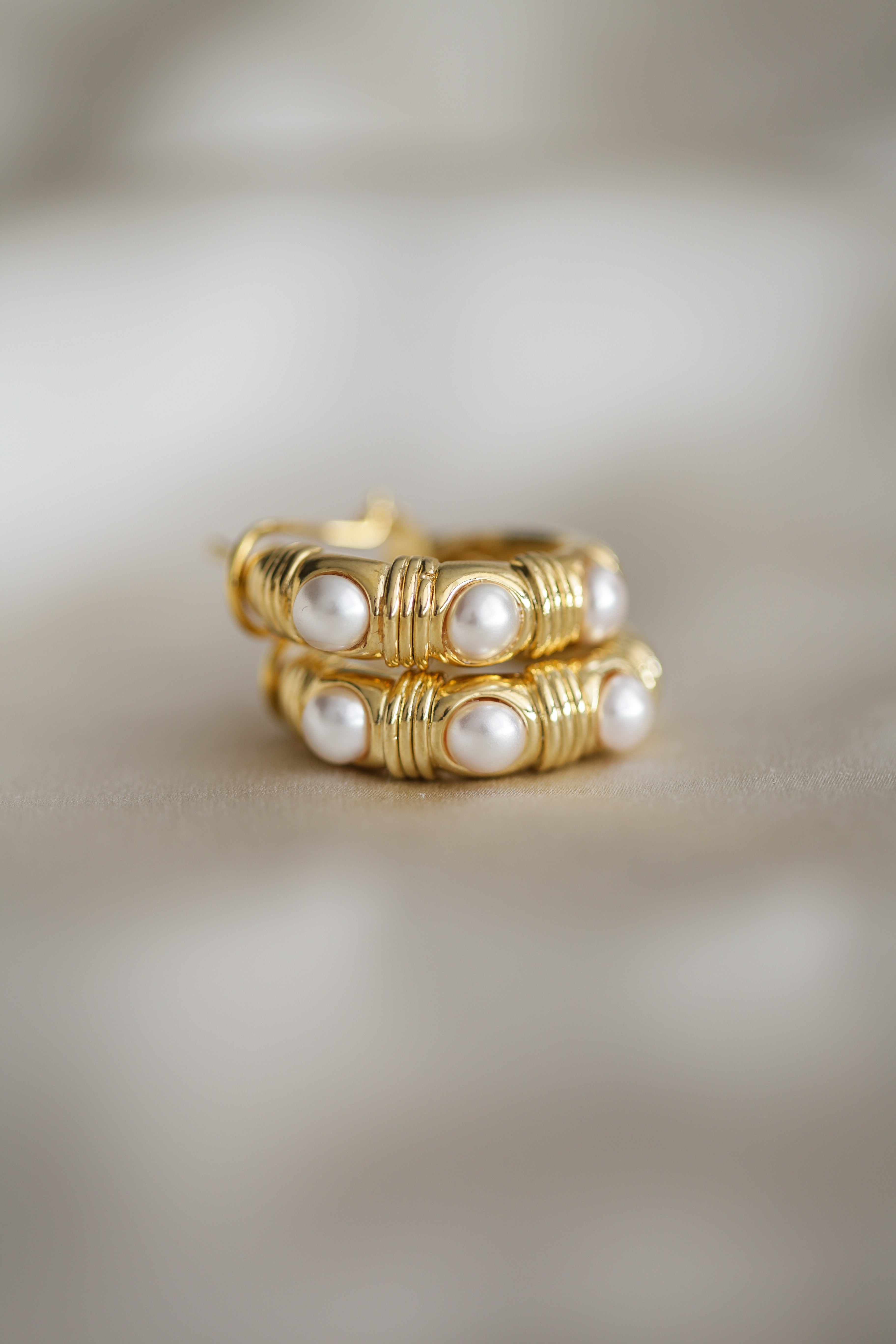Ziva (Vintage) Hoops - Boutique Minimaliste has waterproof, durable, elegant and vintage inspired jewelry