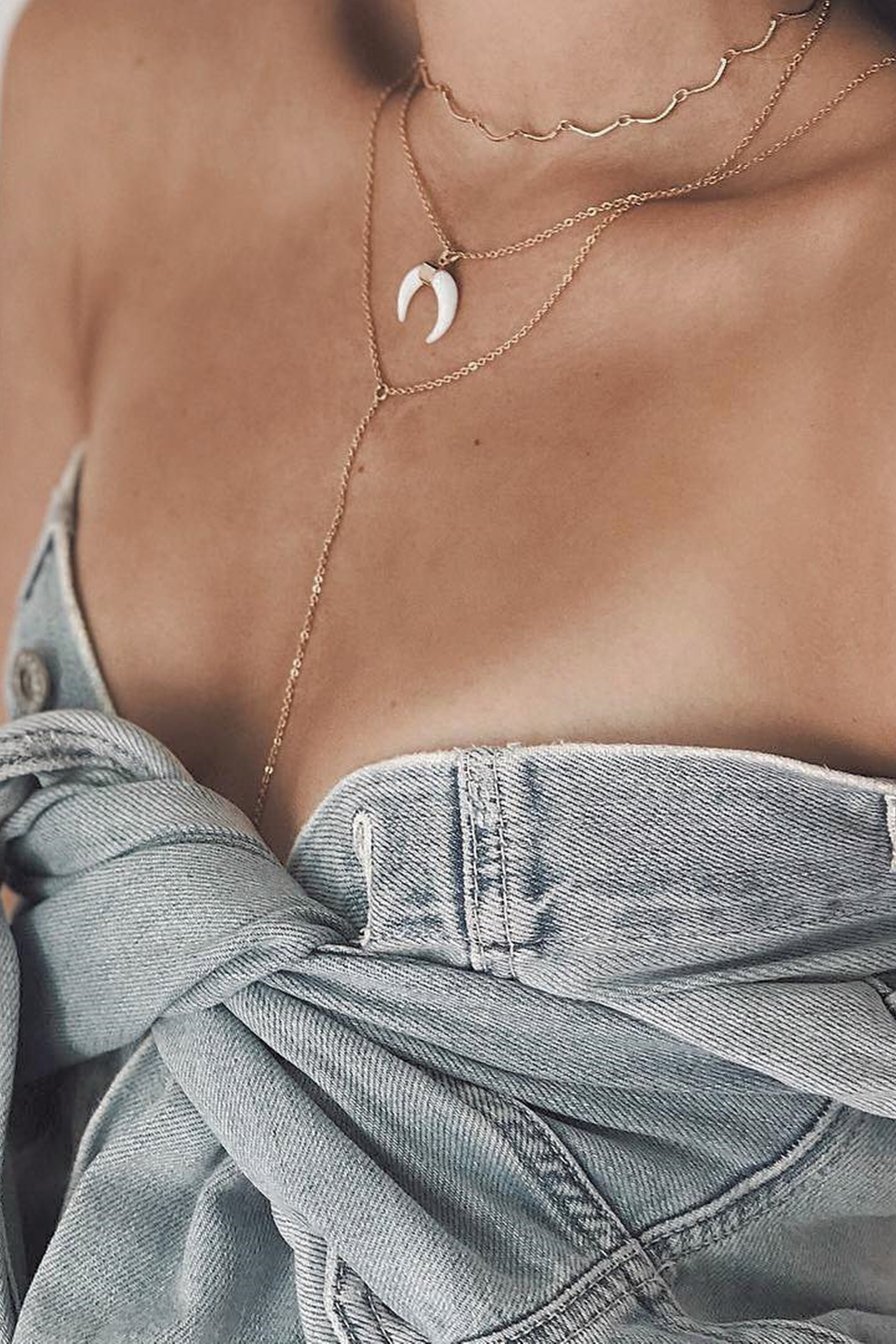 Basic Lariat Necklace - Boutique Minimaliste has waterproof, durable, elegant and vintage inspired jewelry