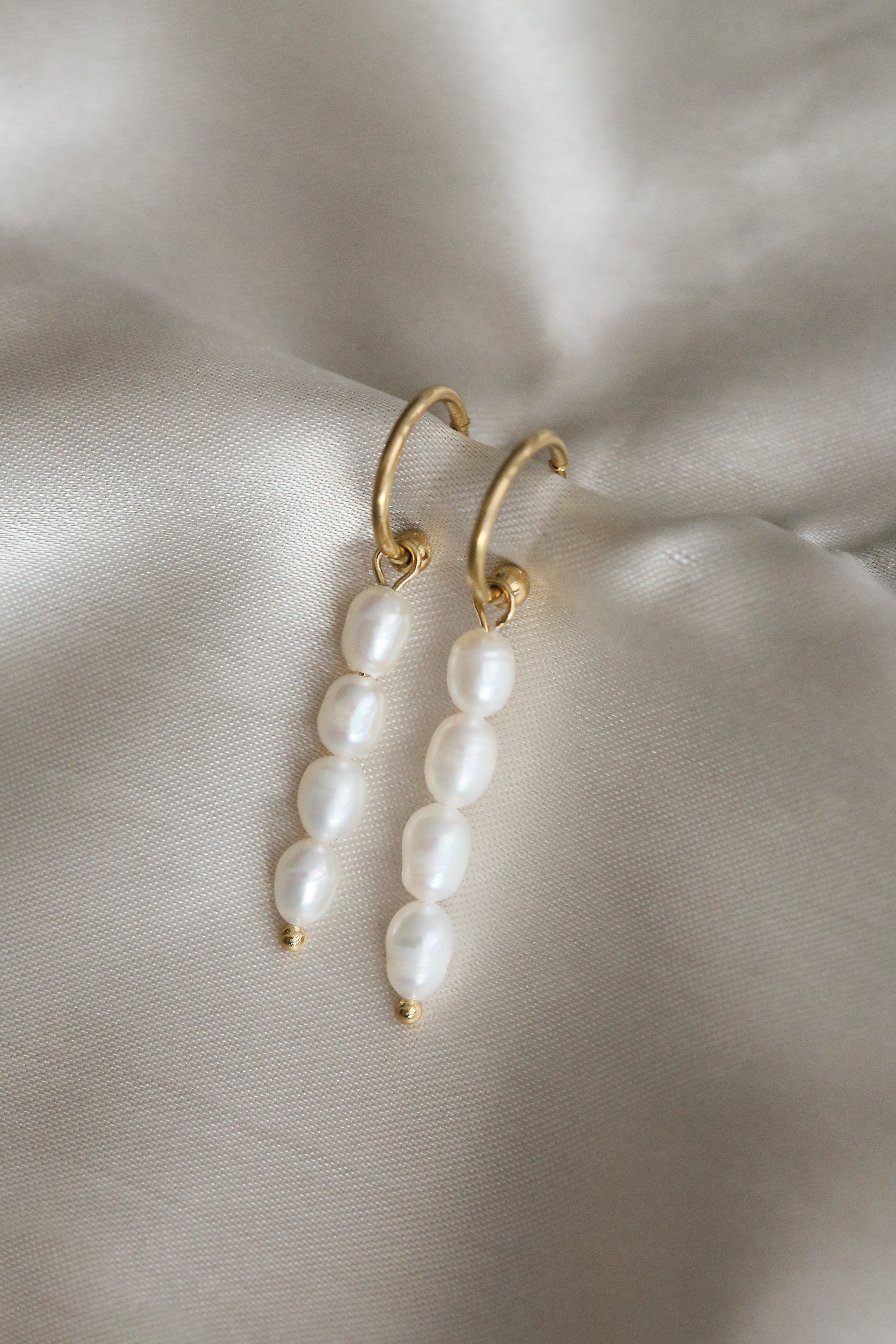 Brenda Hoop Earrings - Boutique Minimaliste has waterproof, durable, elegant and vintage inspired jewelry