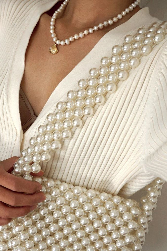 Brigitte "La Mer" Necklace - Boutique Minimaliste has waterproof, durable, elegant and vintage inspired jewelry