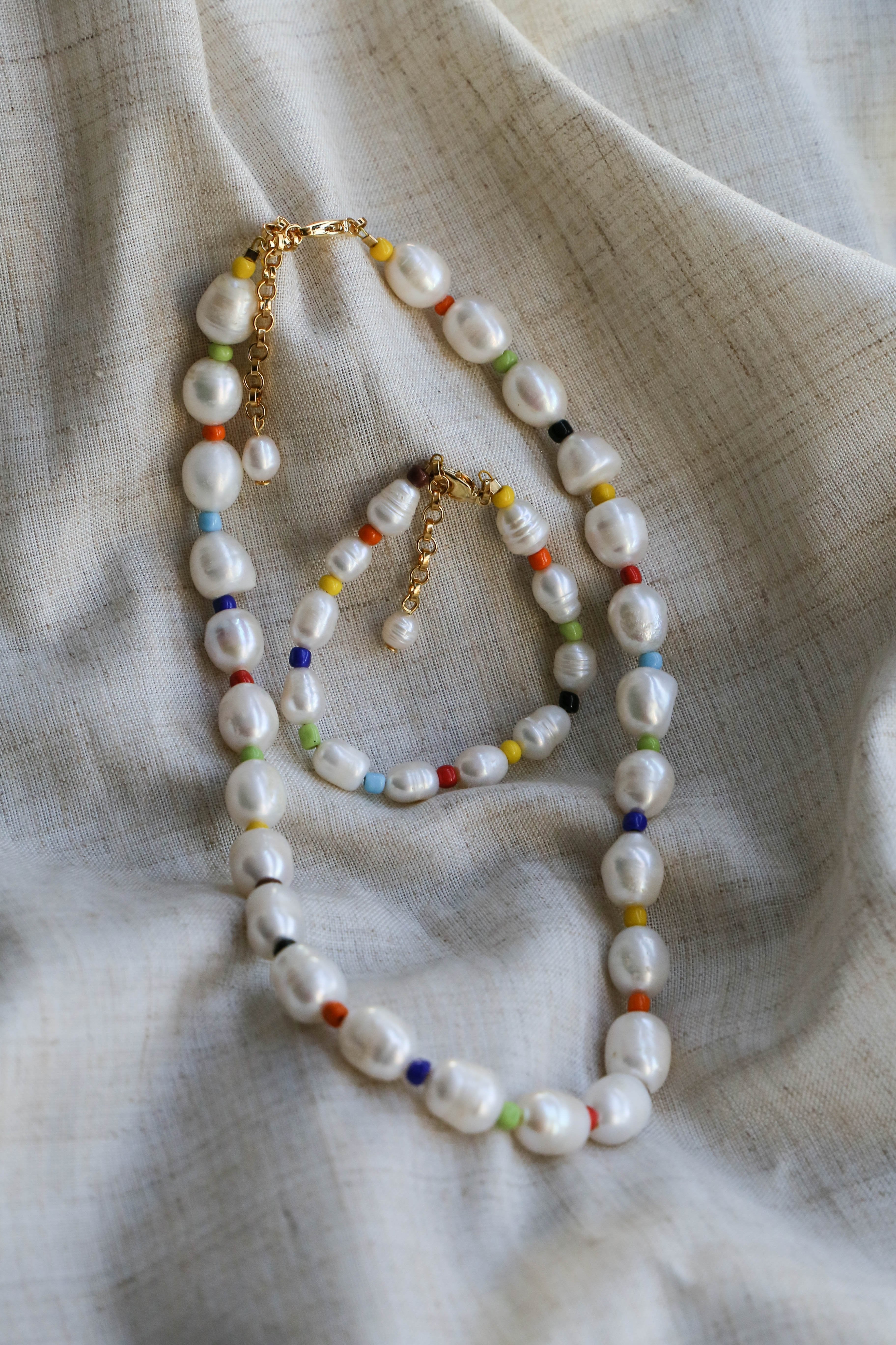 Cecile Pearl Necklace - Boutique Minimaliste has waterproof, durable, elegant and vintage inspired jewelry