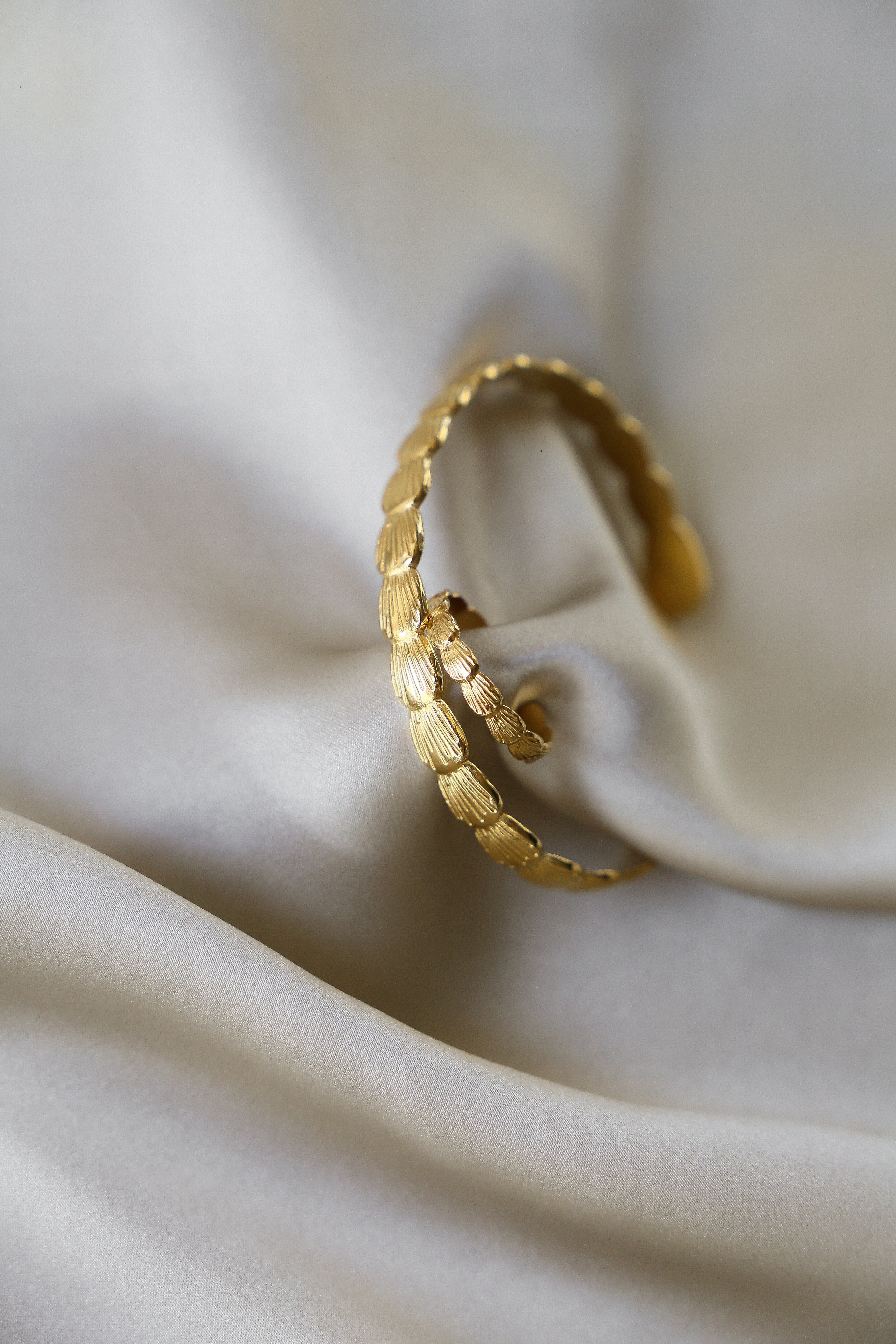 Fleur Cuff - Boutique Minimaliste has waterproof, durable, elegant and vintage inspired jewelry