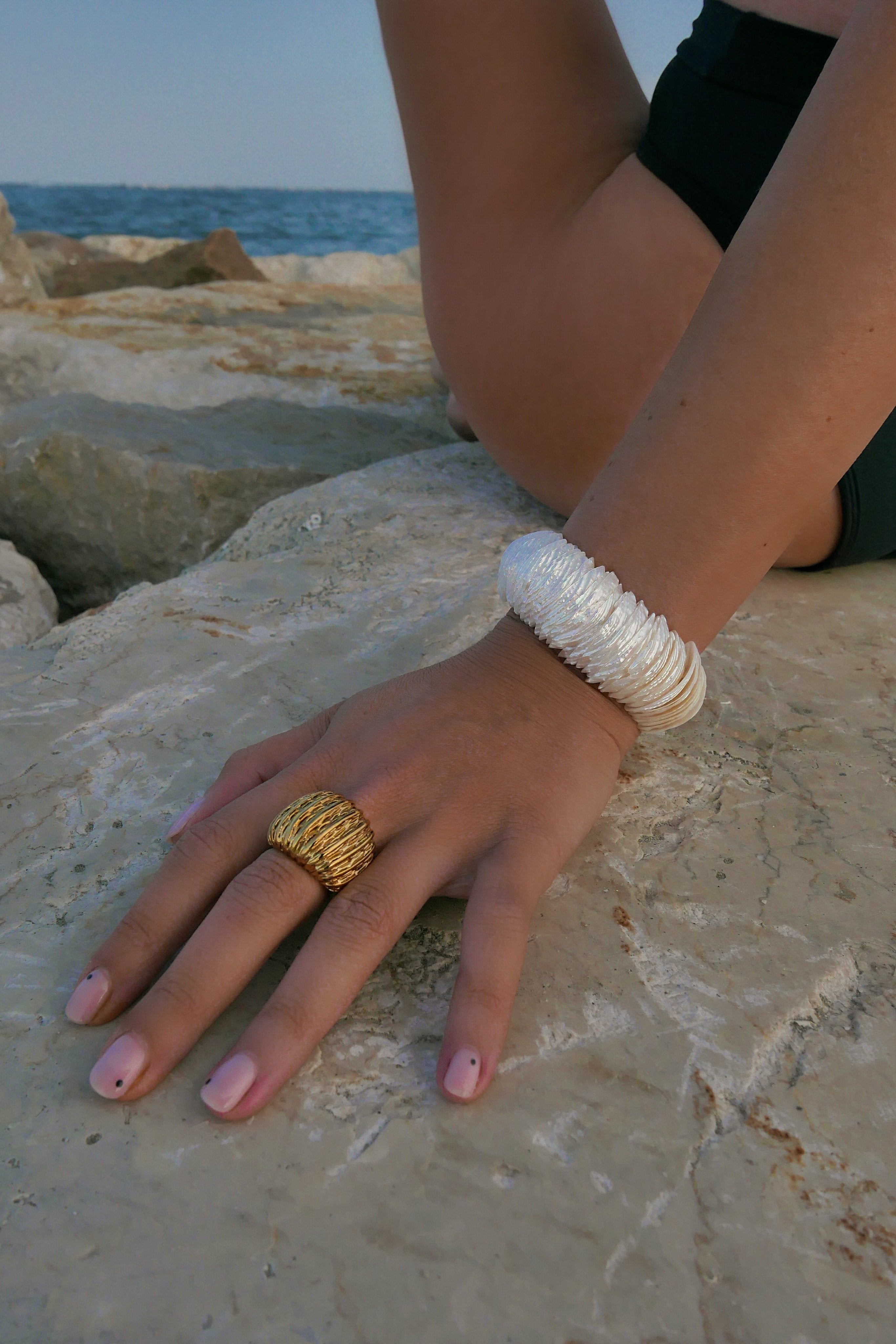 Ginevra Ring - Boutique Minimaliste has waterproof, durable, elegant and vintage inspired jewelry