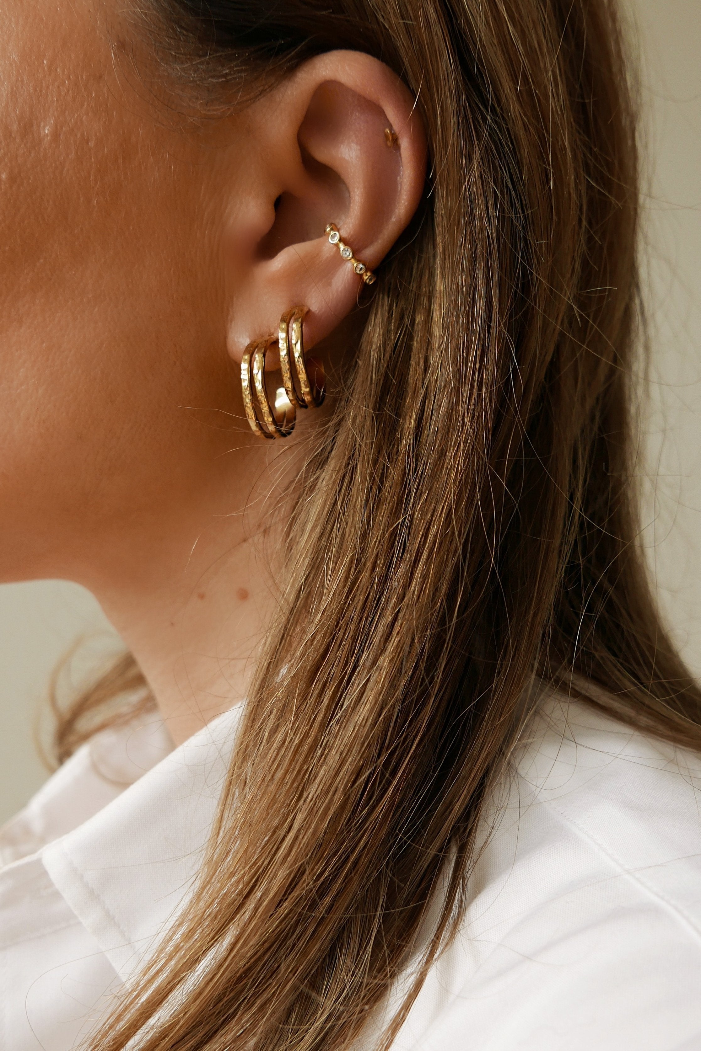 Hugo Hoop Earrings - Boutique Minimaliste has waterproof, durable, elegant and vintage inspired jewelry