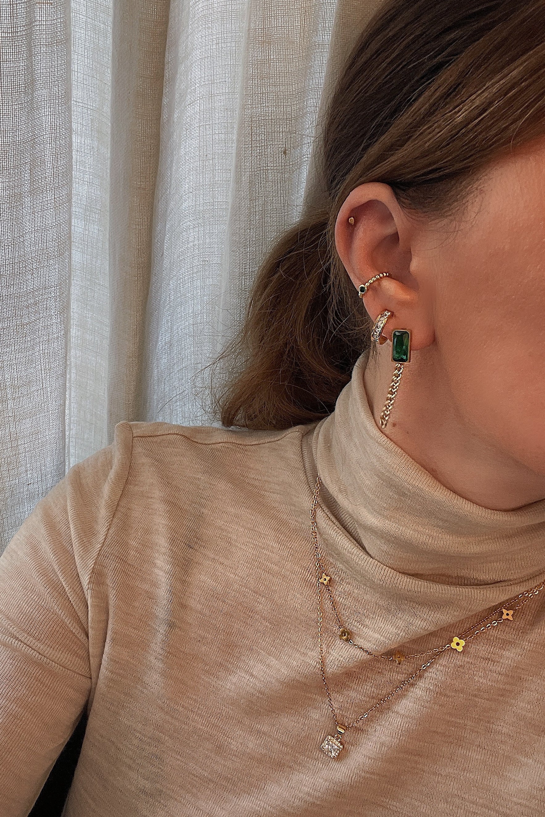 Ina Ear Cuff - Boutique Minimaliste has waterproof, durable, elegant and vintage inspired jewelry