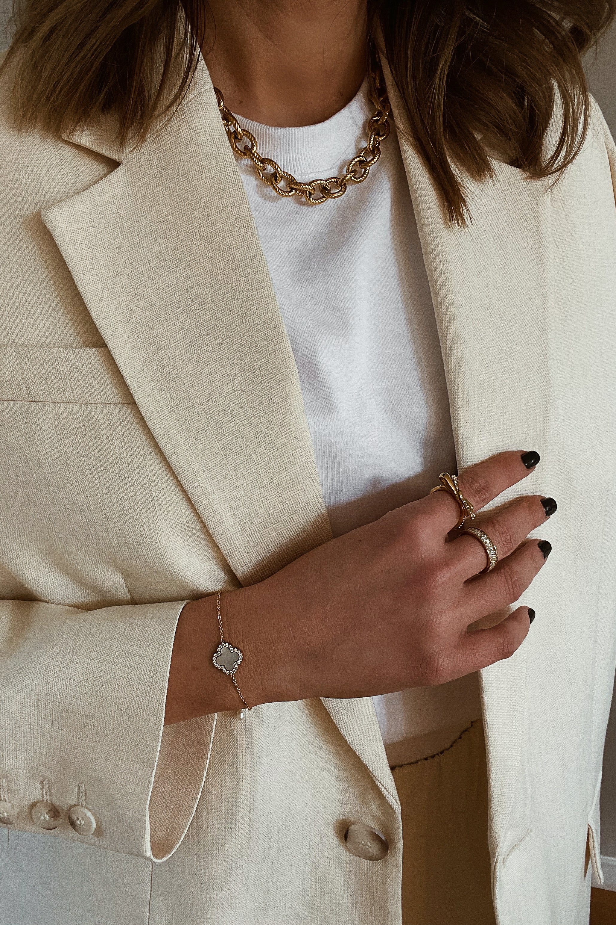 Jacqueline Necklace - Boutique Minimaliste has waterproof, durable, elegant and vintage inspired jewelry