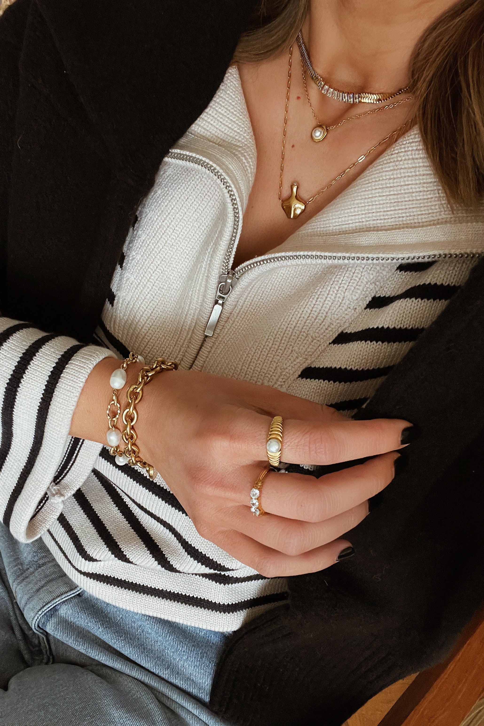 Jade Necklace - Boutique Minimaliste has waterproof, durable, elegant and vintage inspired jewelry