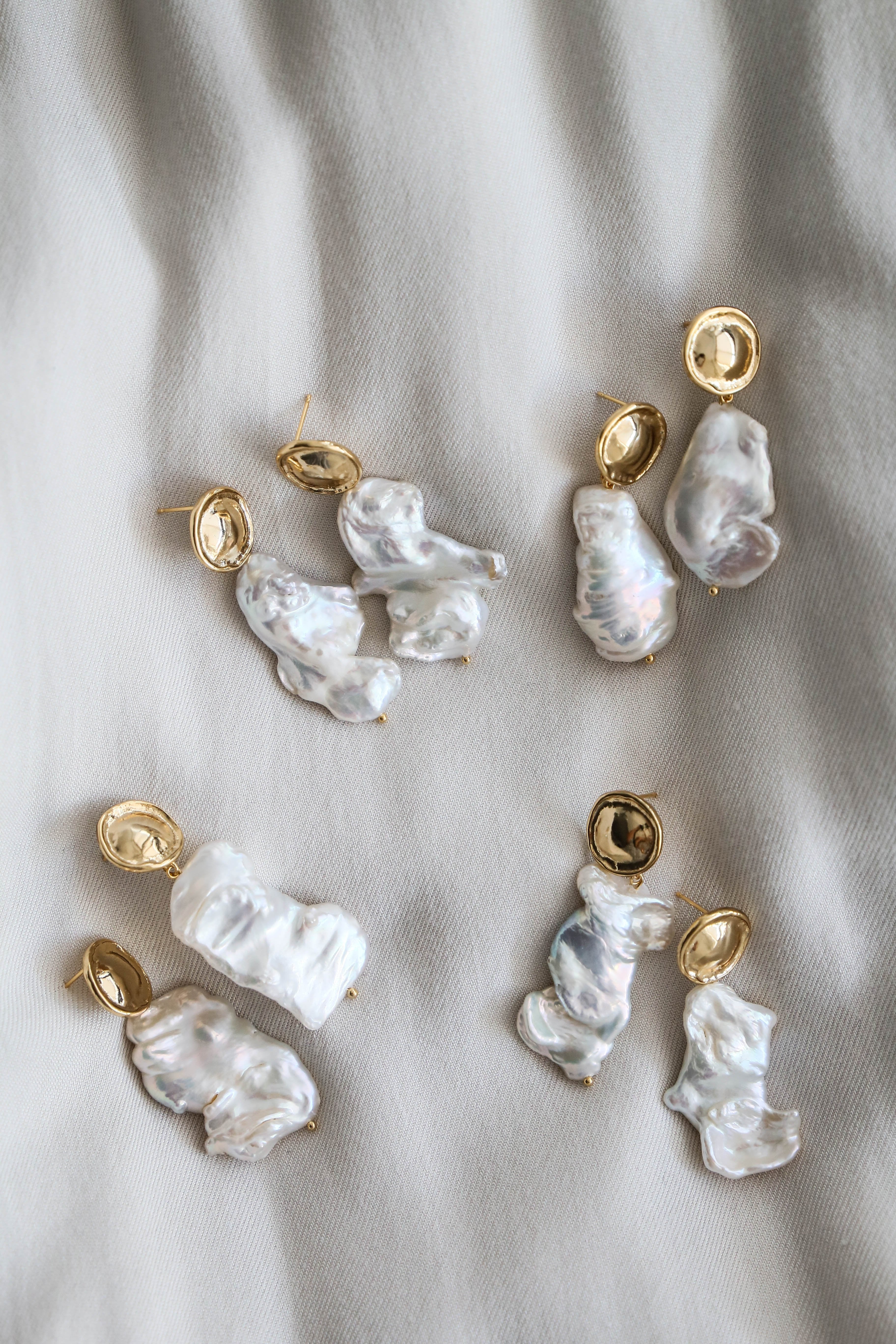 Jeanne Earrings - Boutique Minimaliste has waterproof, durable, elegant and vintage inspired jewelry