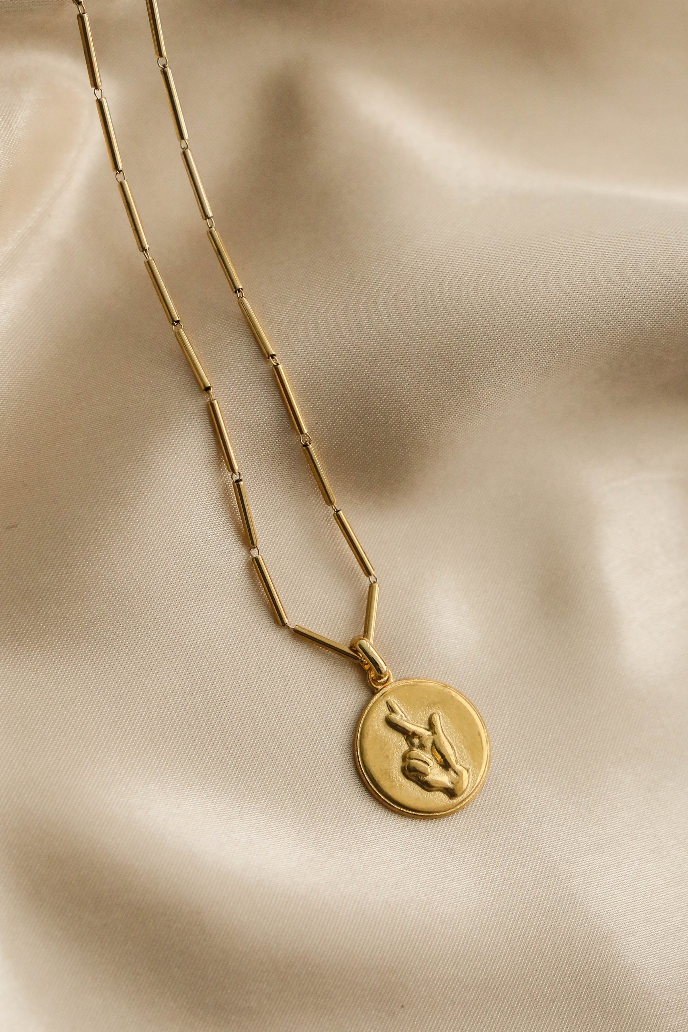 'Lucky Me' Necklace - Boutique Minimaliste has waterproof, durable, elegant and vintage inspired jewelry