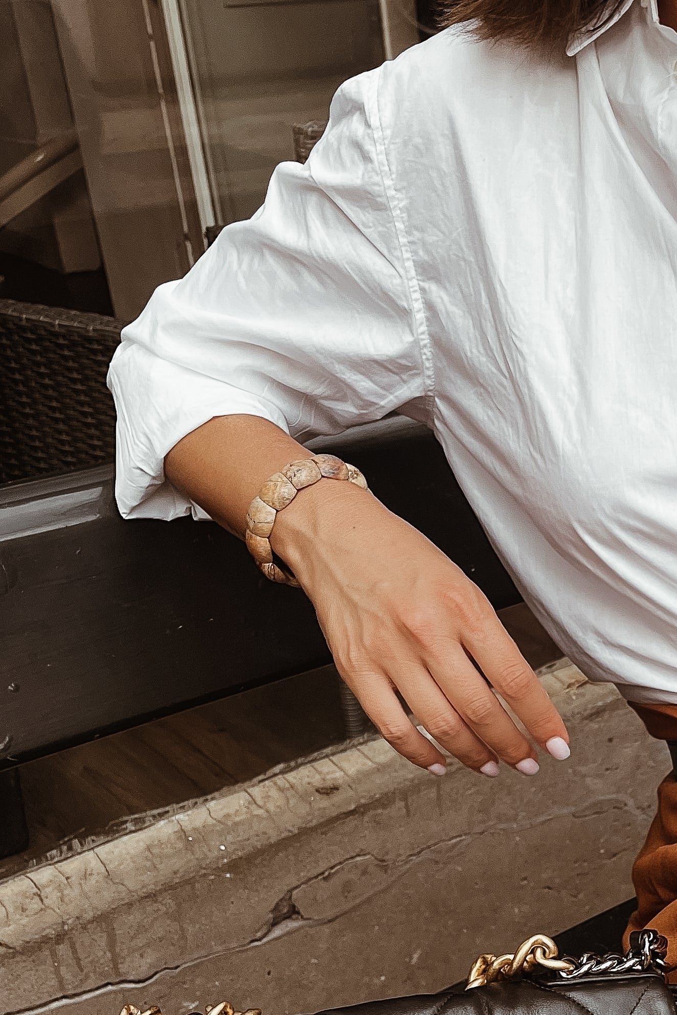 Naomi bracelet - Boutique Minimaliste has waterproof, durable, elegant and vintage inspired jewelry