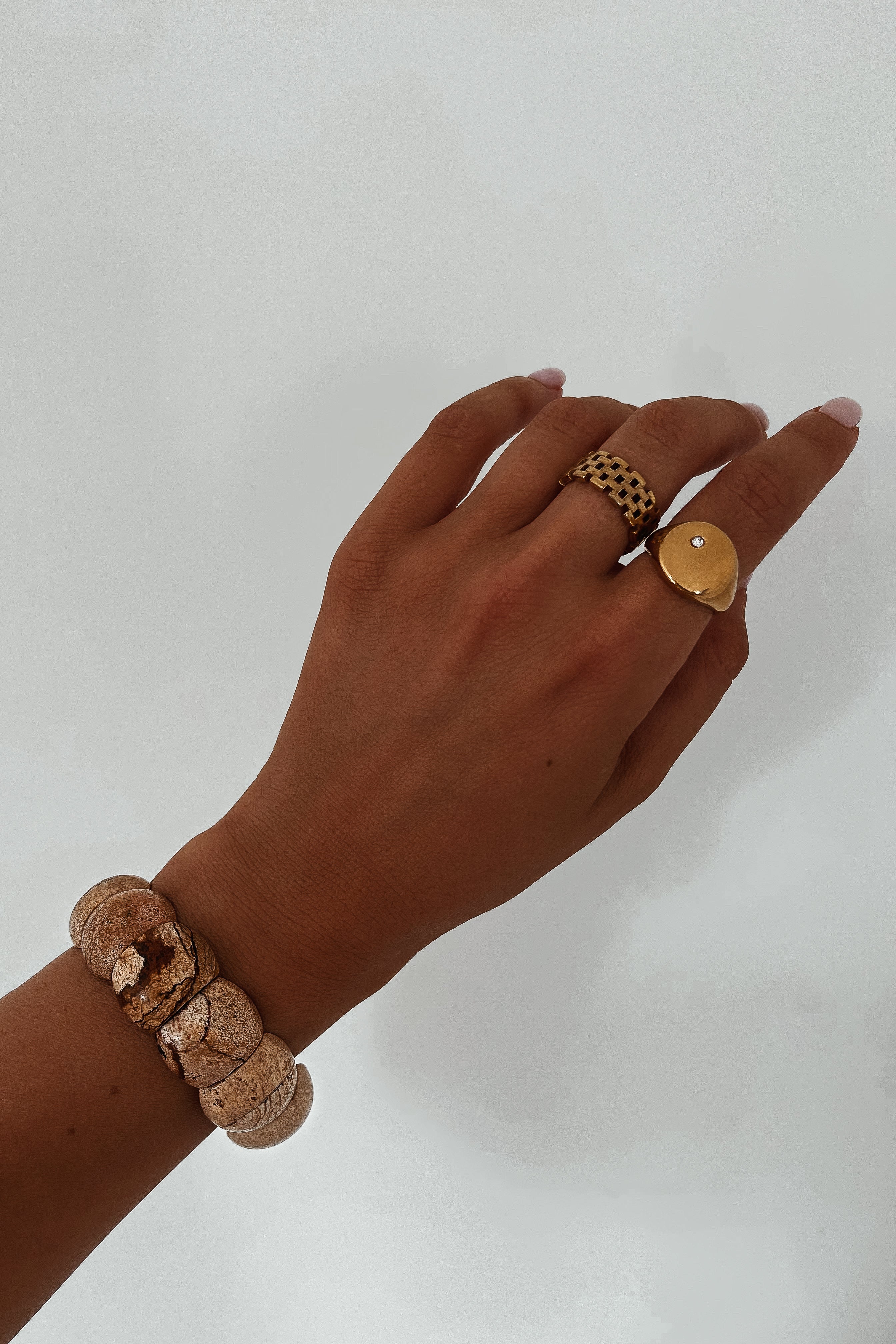 Natasha Ring - Boutique Minimaliste has waterproof, durable, elegant and vintage inspired jewelry