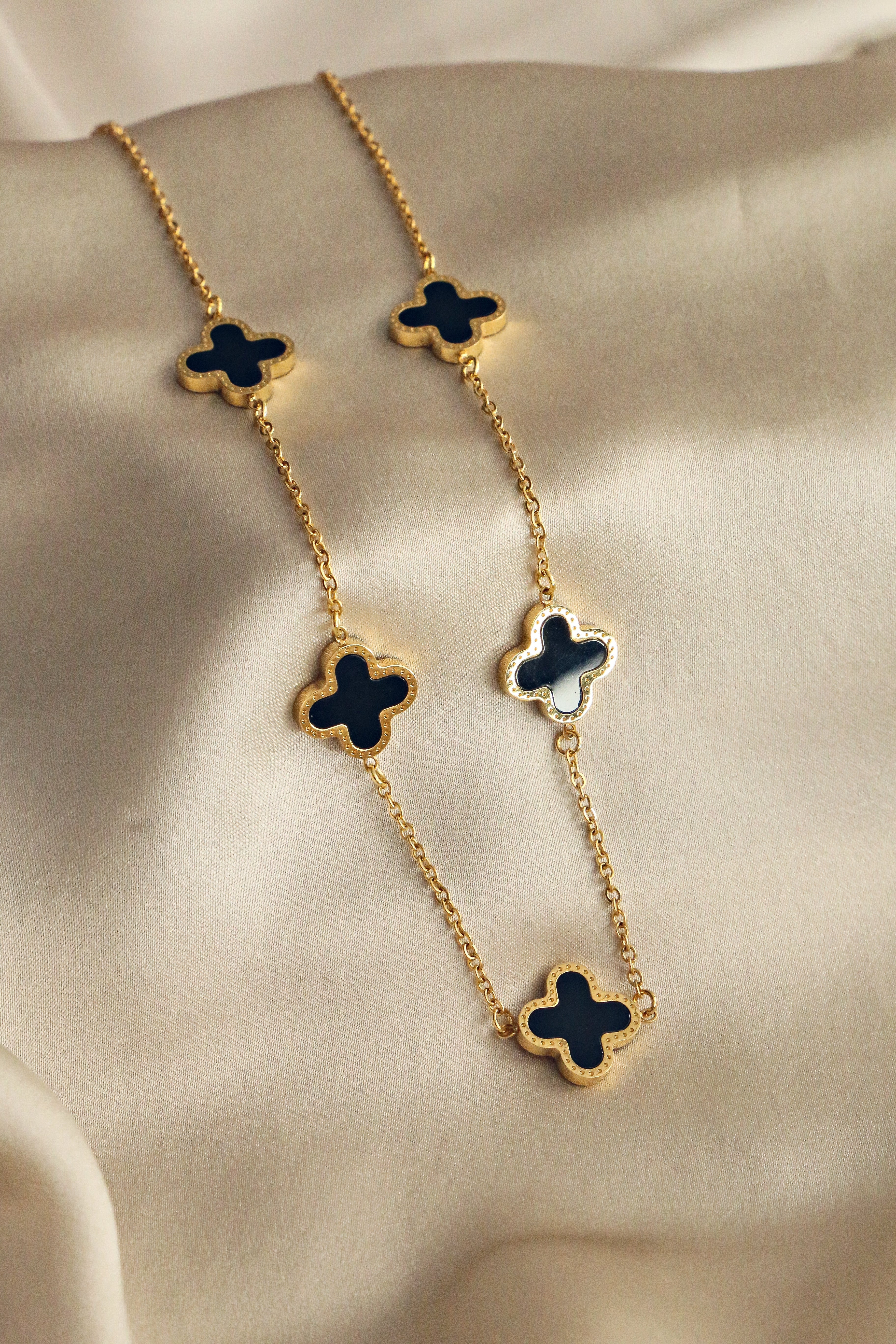 Peony Multi Necklace - Boutique Minimaliste has waterproof, durable, elegant and vintage inspired jewelry