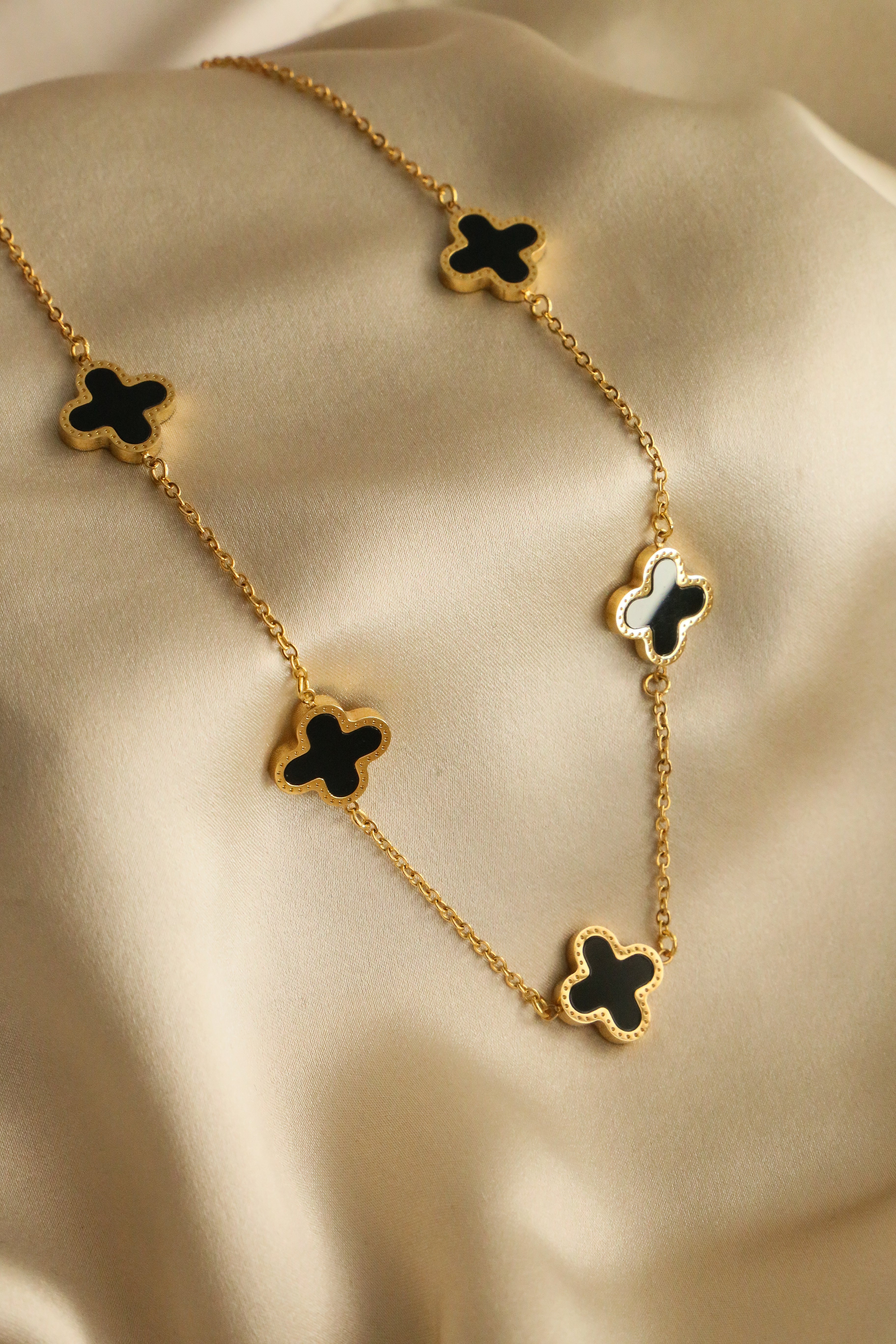 Peony Multi Necklace - Boutique Minimaliste has waterproof, durable, elegant and vintage inspired jewelry