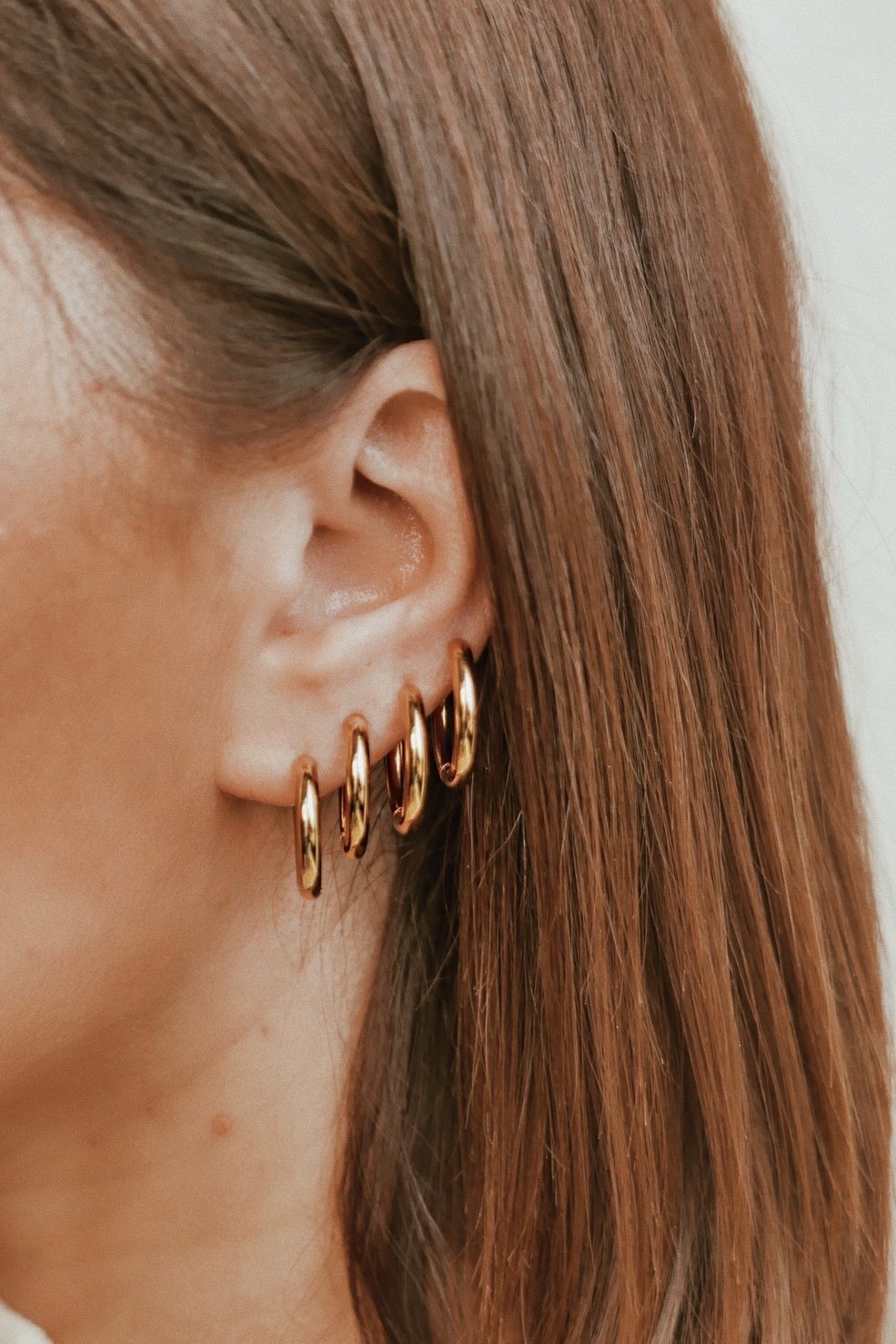 Perugia Hoop Earrings - Boutique Minimaliste has waterproof, durable, elegant and vintage inspired jewelry