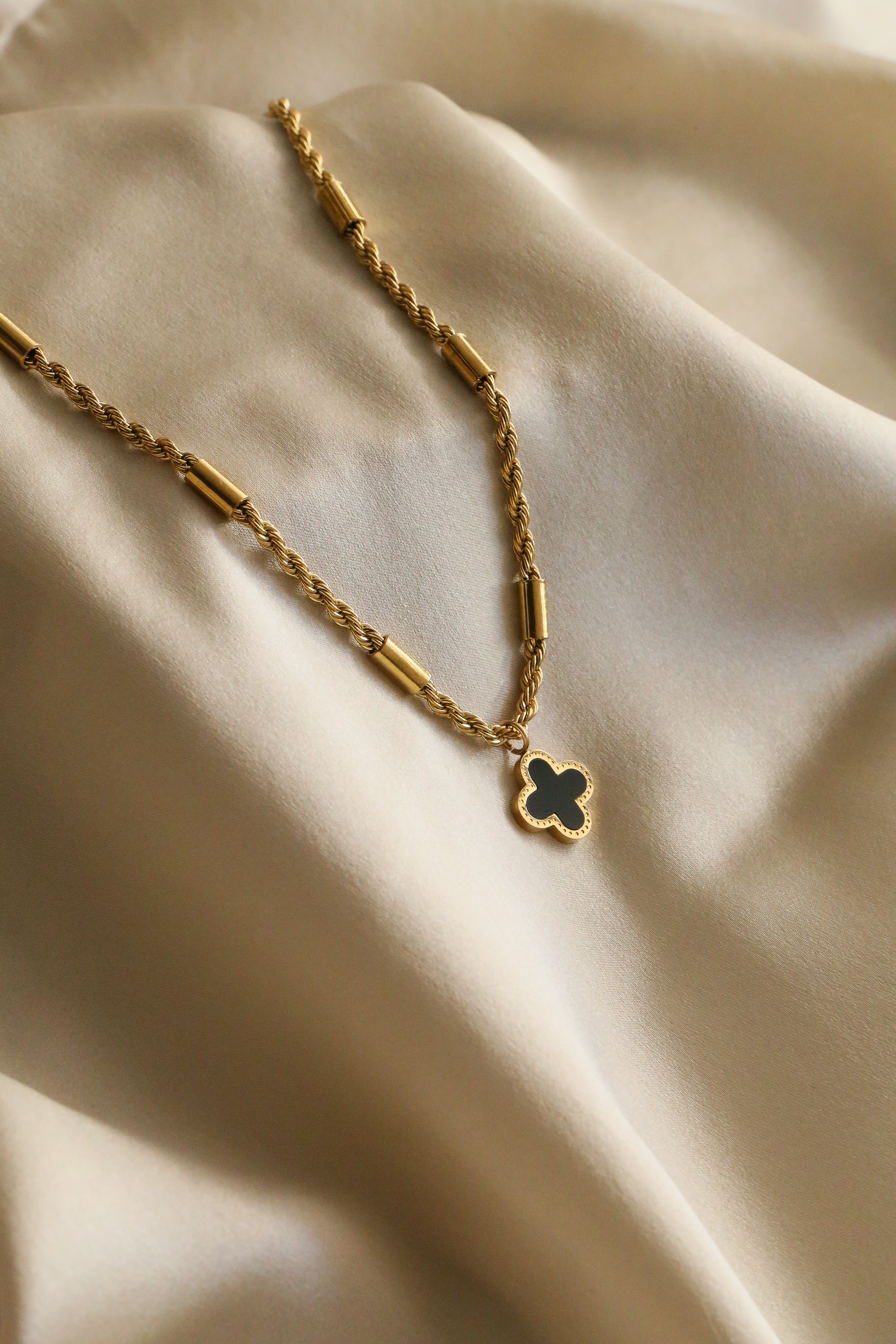 Petal Necklace - Boutique Minimaliste has waterproof, durable, elegant and vintage inspired jewelry
