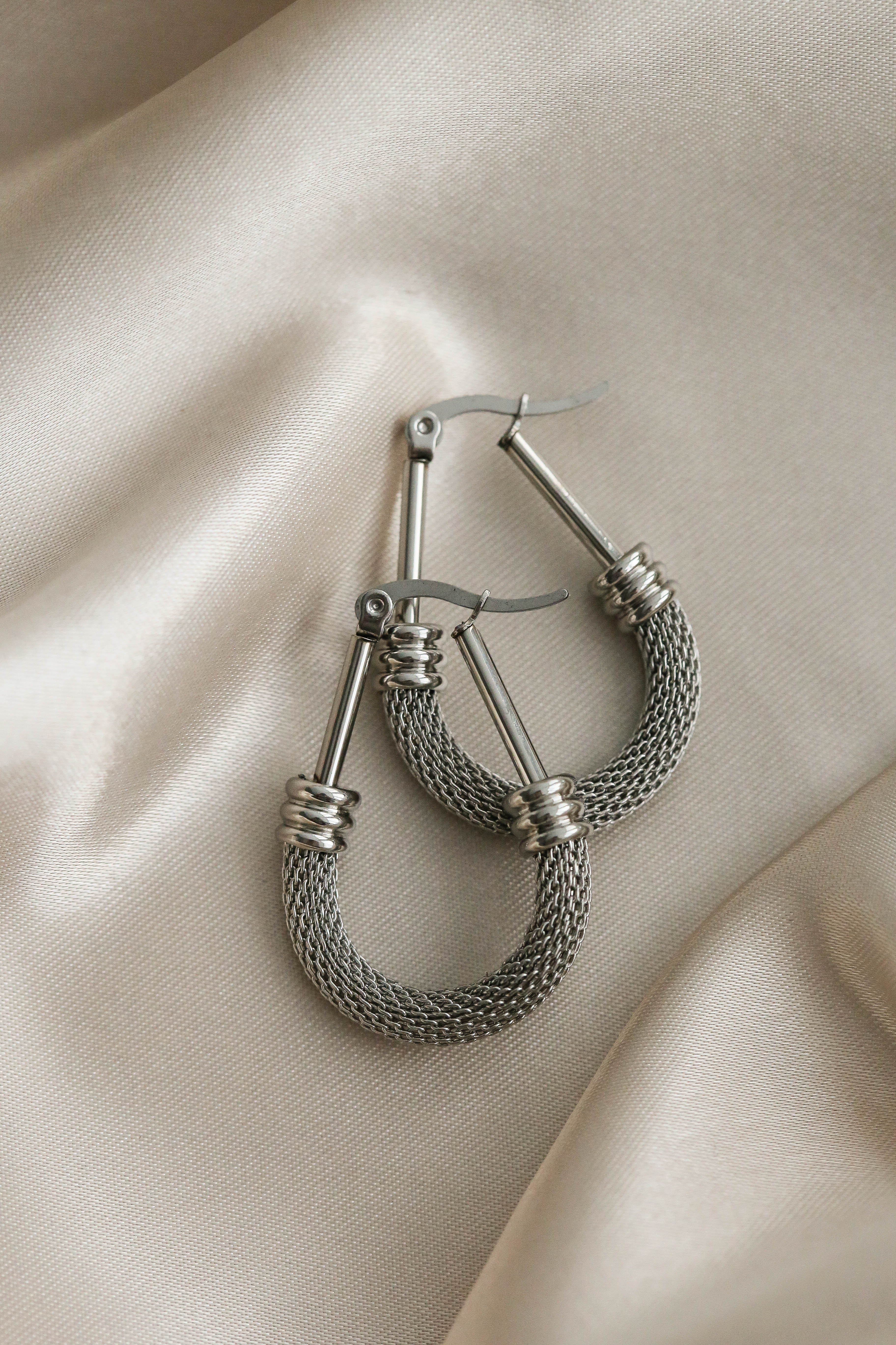 Phoebe Hoop Earrings - Boutique Minimaliste has waterproof, durable, elegant and vintage inspired jewelry