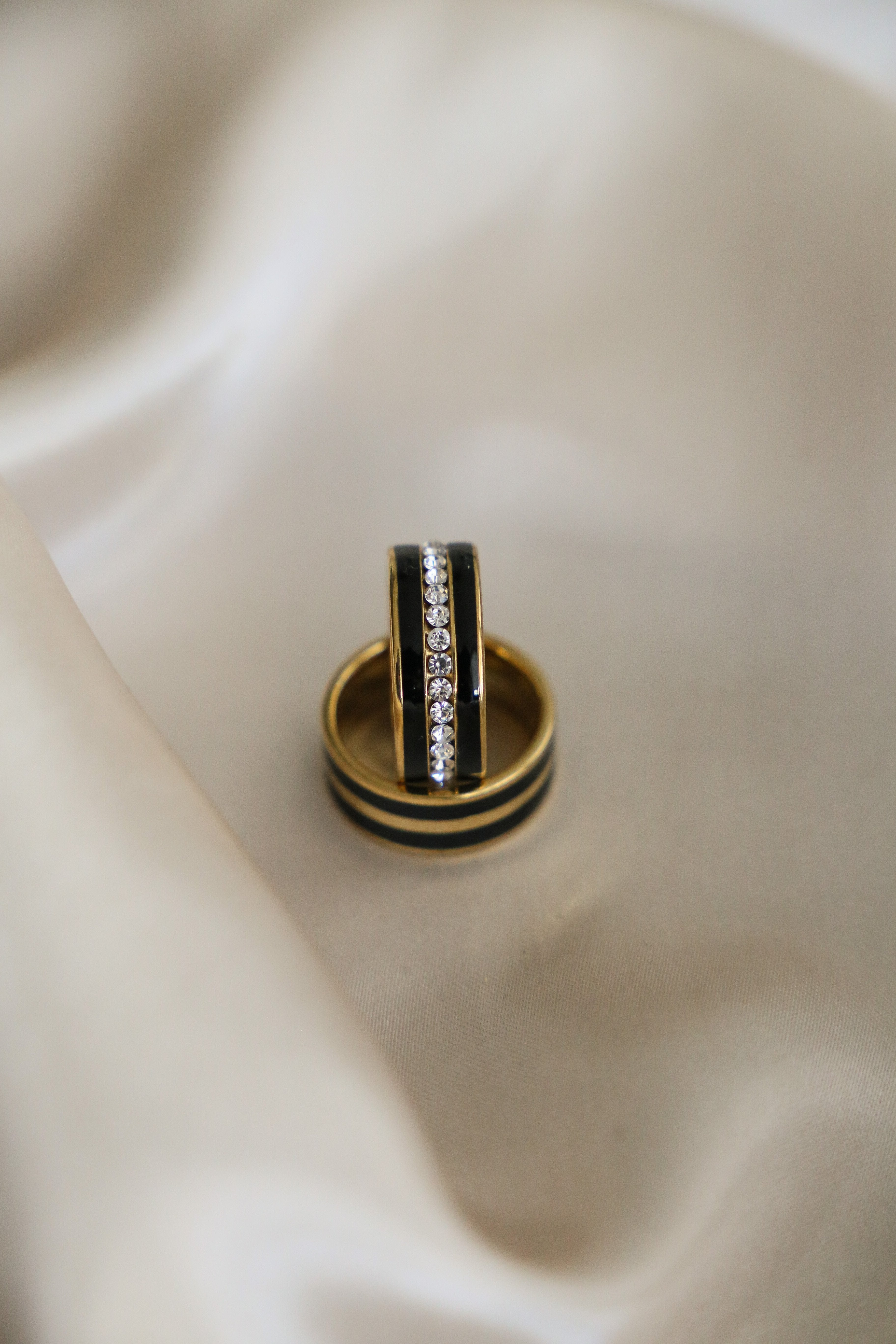 Salento Ring - Black - Boutique Minimaliste has waterproof, durable, elegant and vintage inspired jewelry