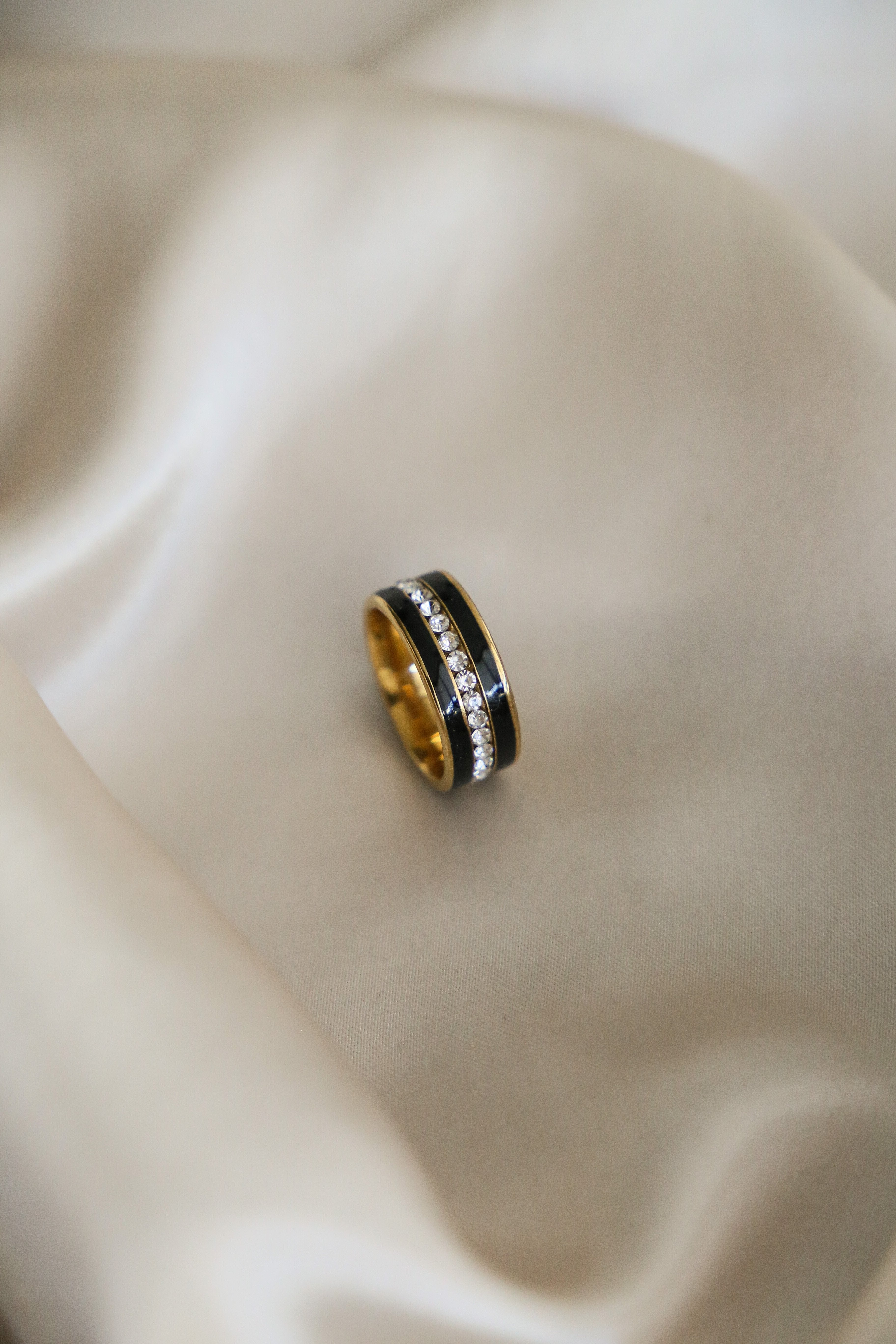 Salento Ring - Black - Boutique Minimaliste has waterproof, durable, elegant and vintage inspired jewelry