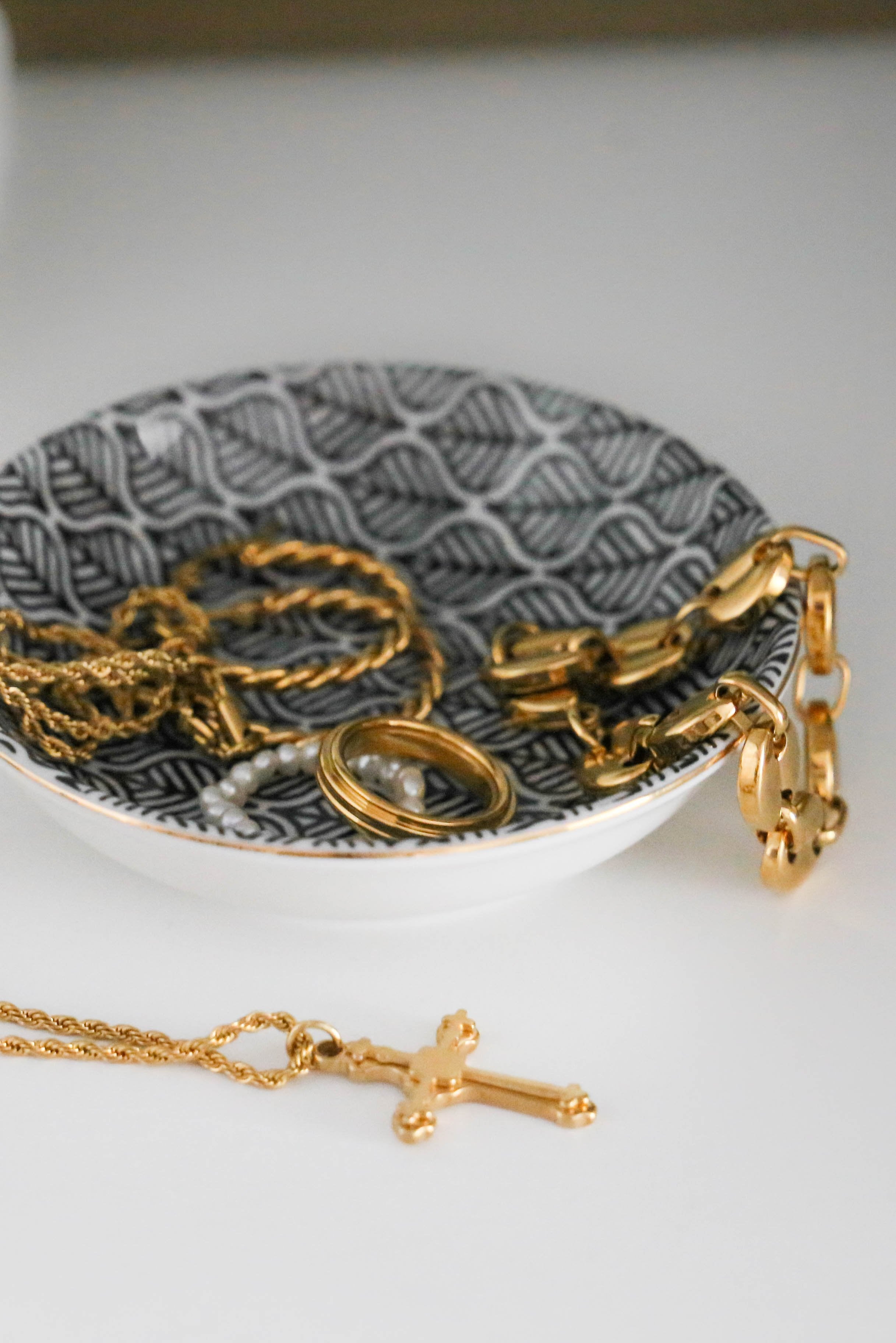 Small Trinket Dish - Leaf - has waterproof, durable, elegant and vintage inspired jewelry