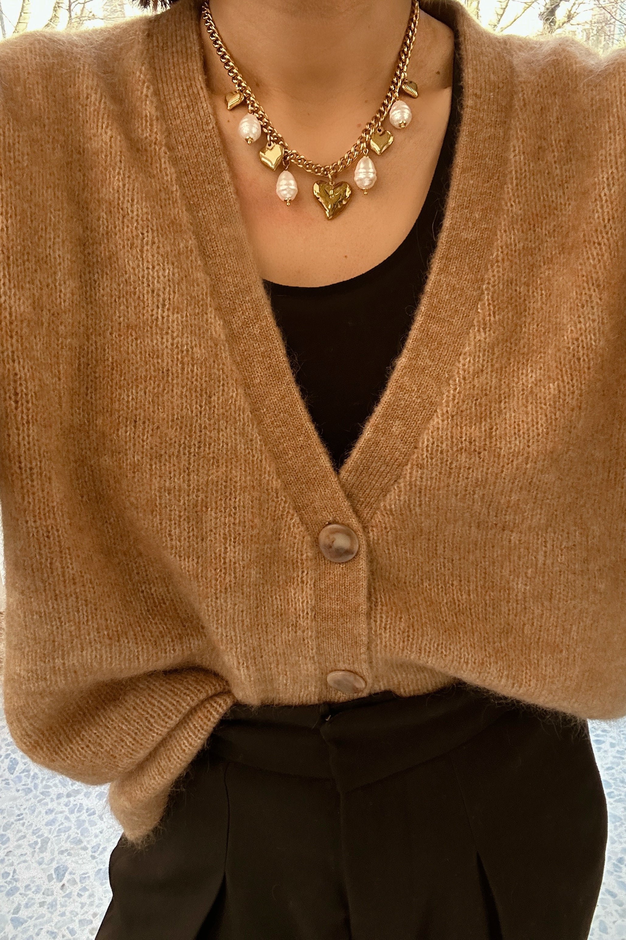 The Heart - Statement Necklace - Boutique Minimaliste has waterproof, durable, elegant and vintage inspired jewelry