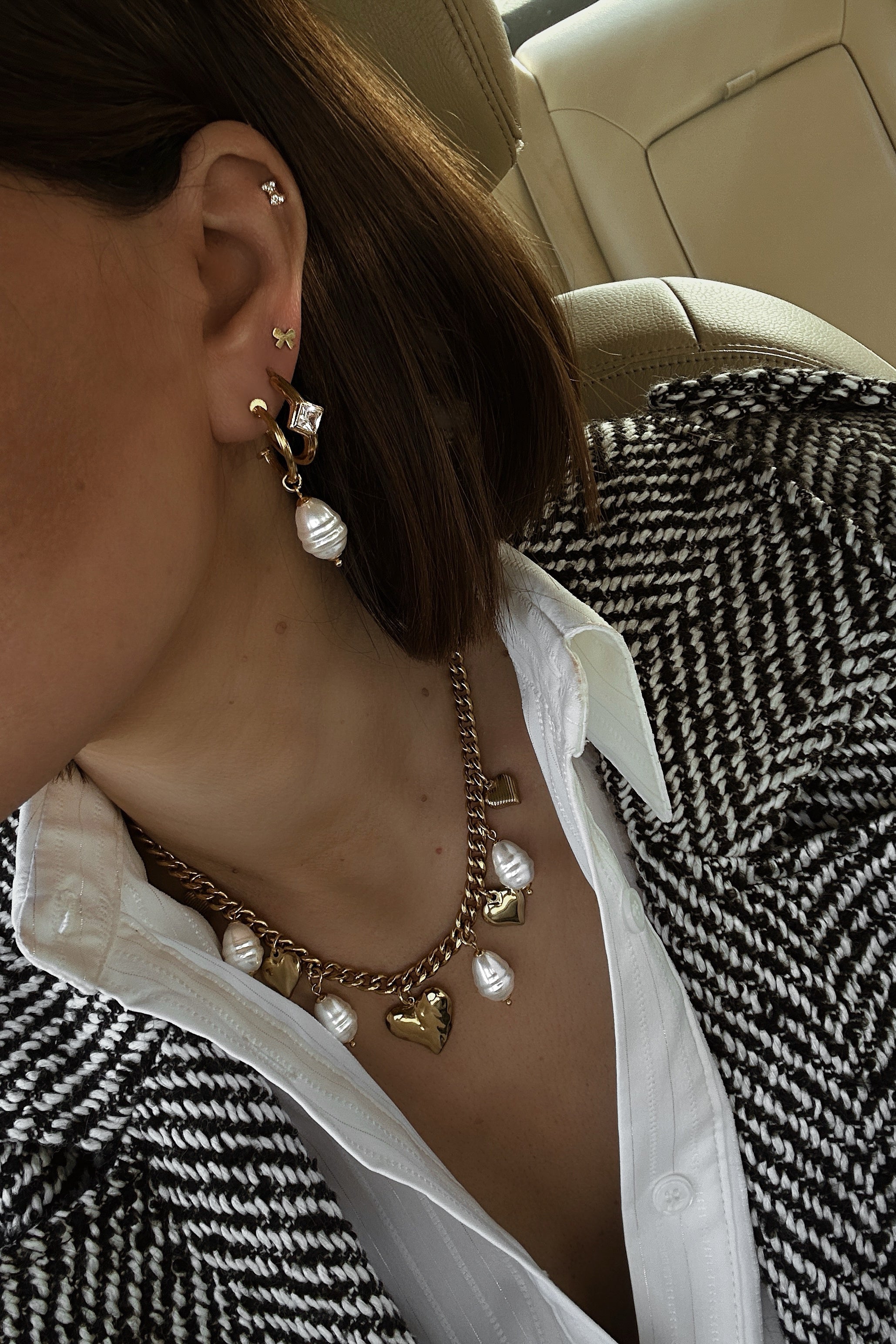 The Heart - Statement Necklace - Boutique Minimaliste has waterproof, durable, elegant and vintage inspired jewelry