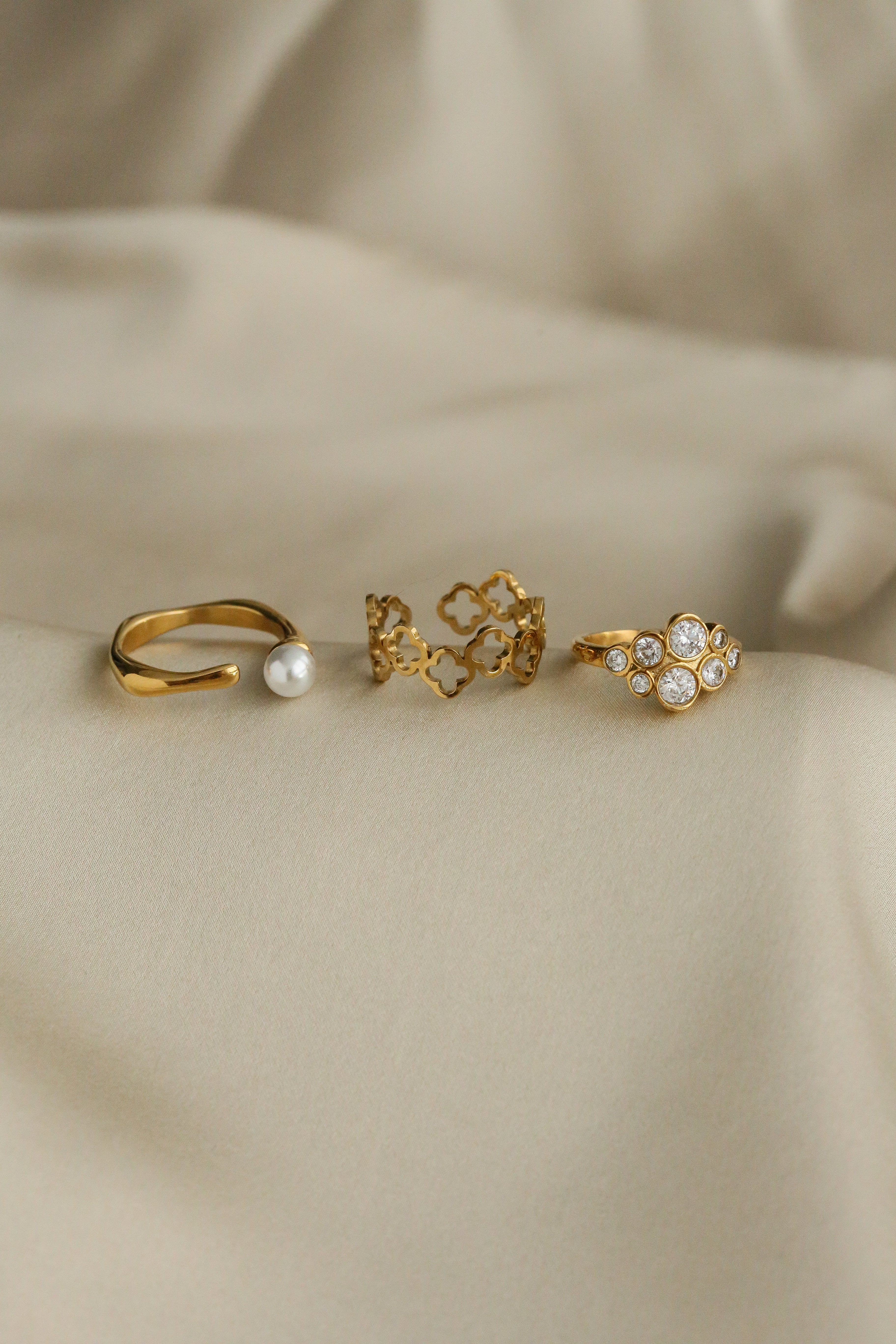 Tina Ring - Boutique Minimaliste has waterproof, durable, elegant and vintage inspired jewelry