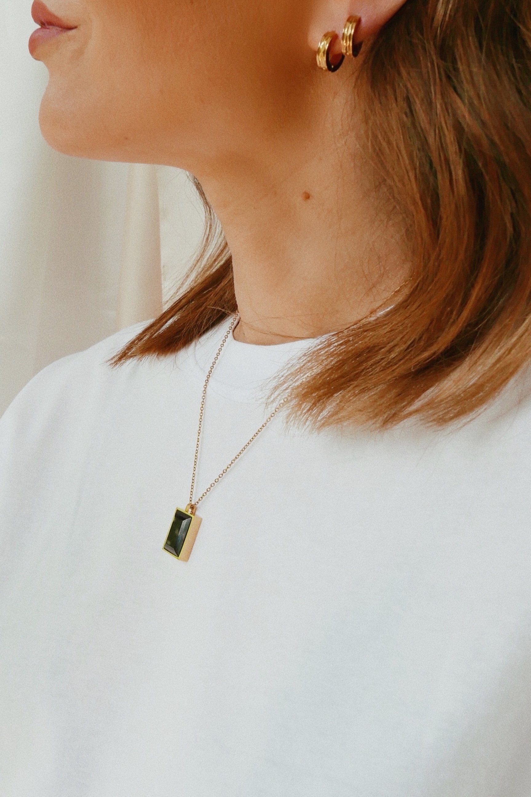 Tropea Hoop Earrings - Boutique Minimaliste has waterproof, durable, elegant and vintage inspired jewelry