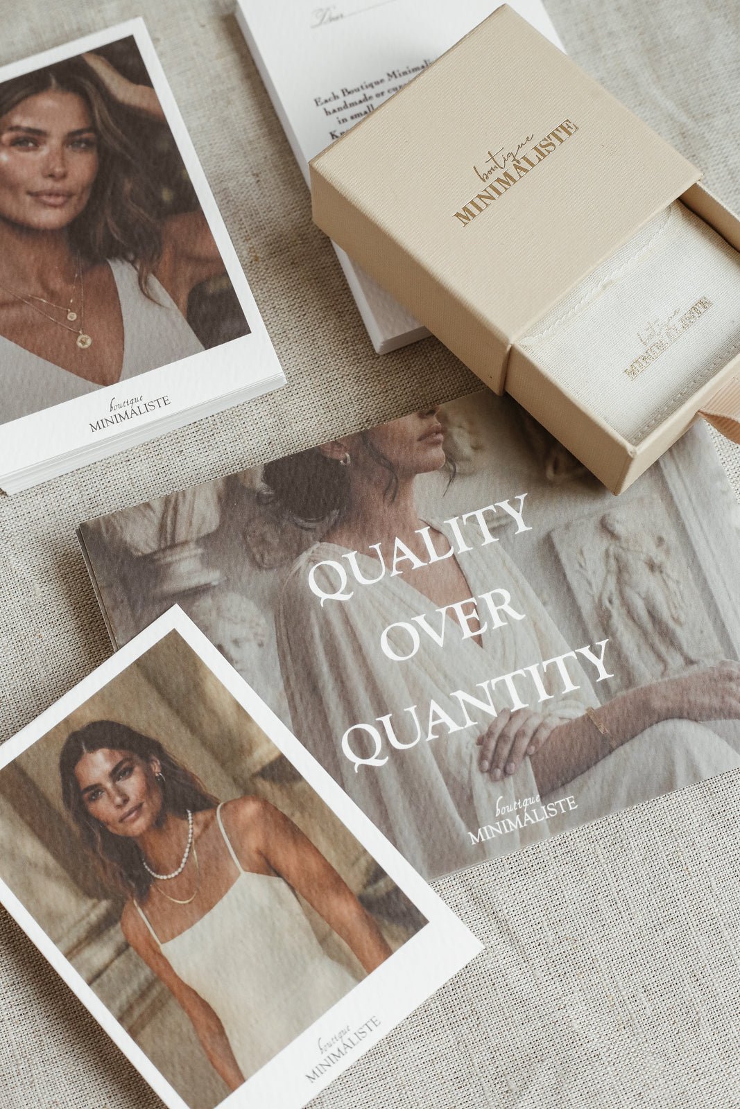 Inside Our Packaging - Boutique Minimaliste