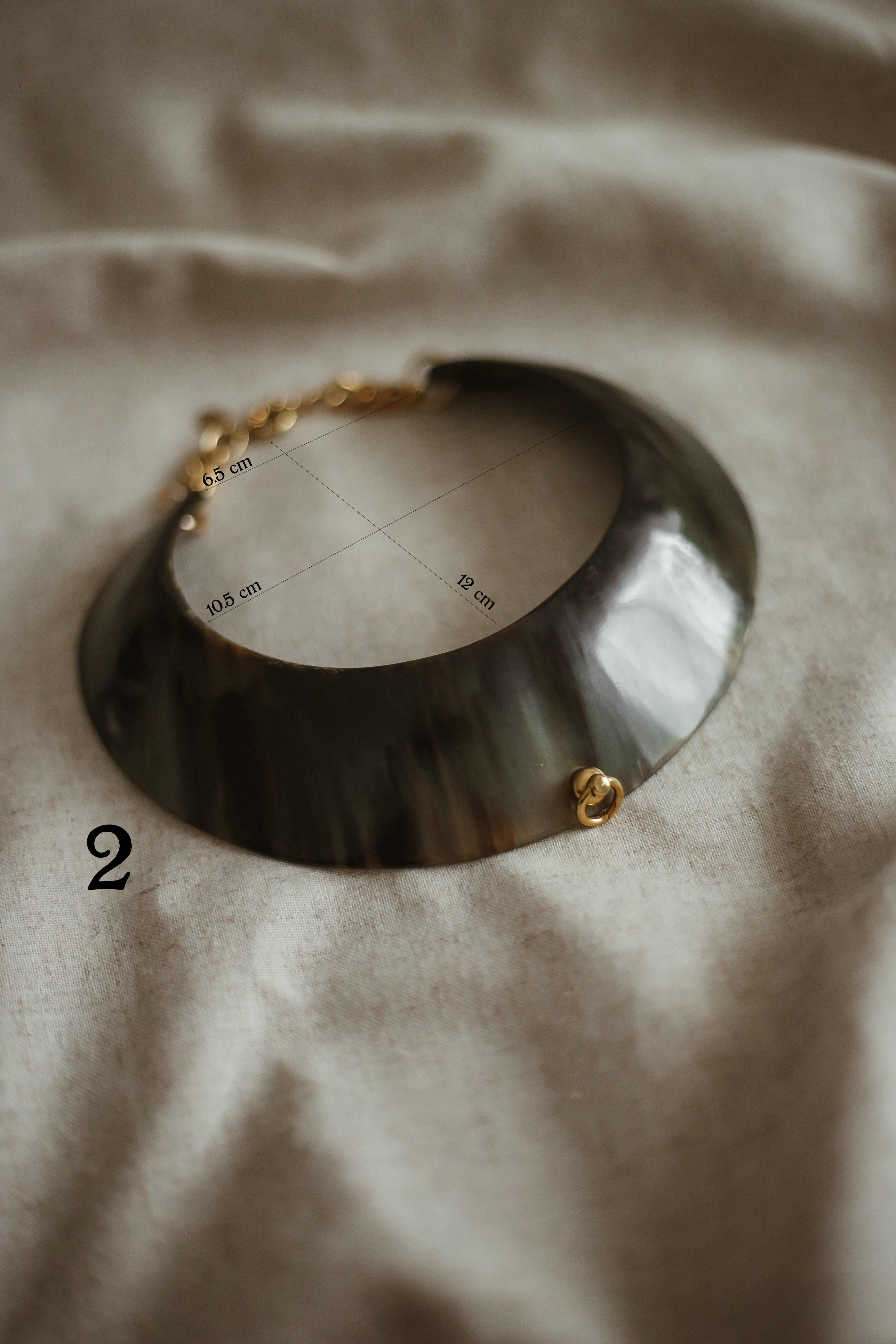 Sabine (Vintage) Horn Choker