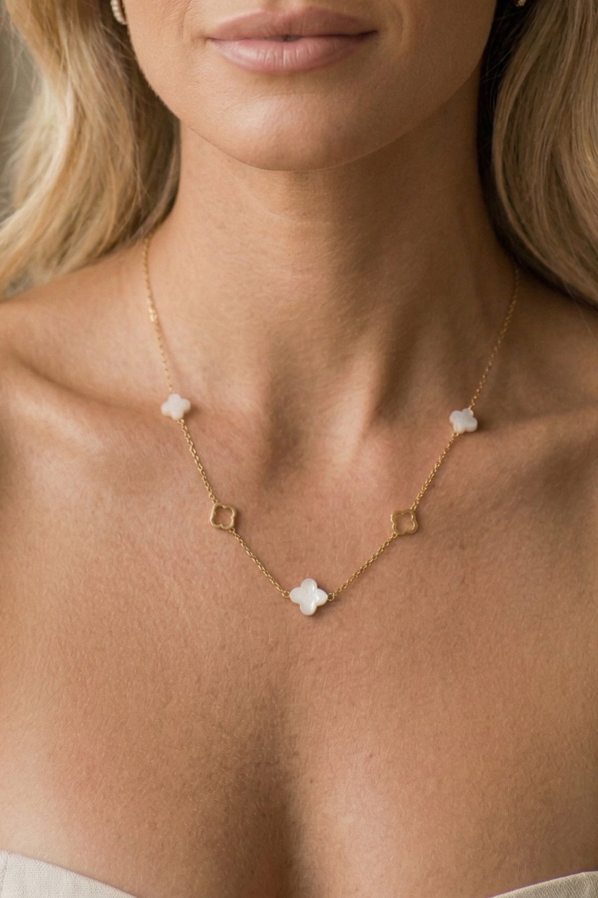 Camille Quatrefoil Necklace