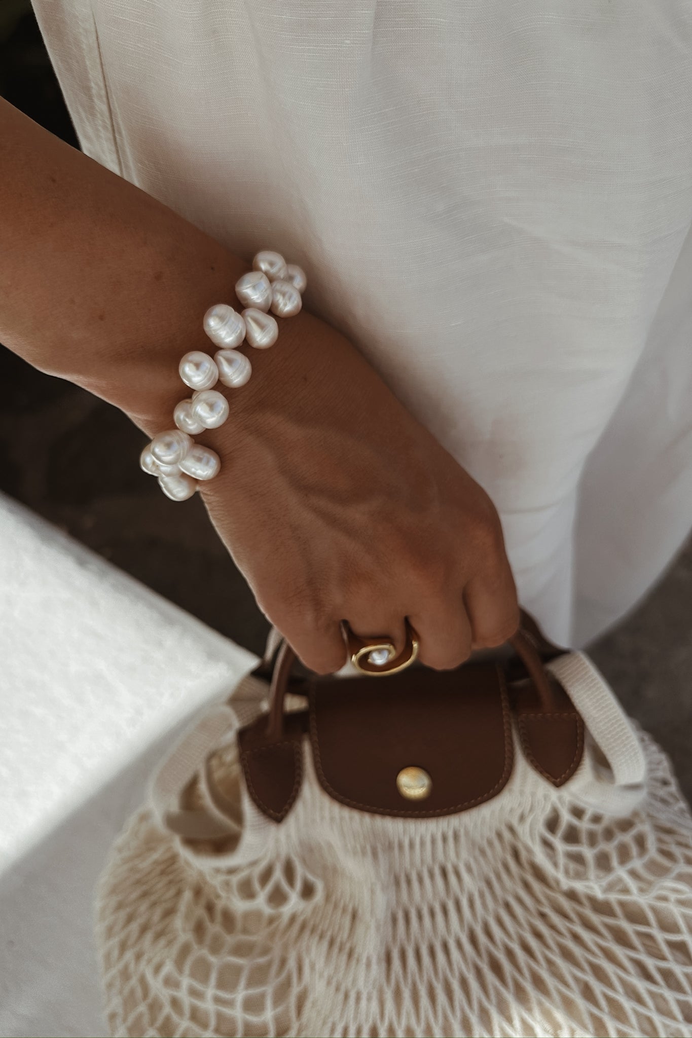 Entangled Pearls Bracelet