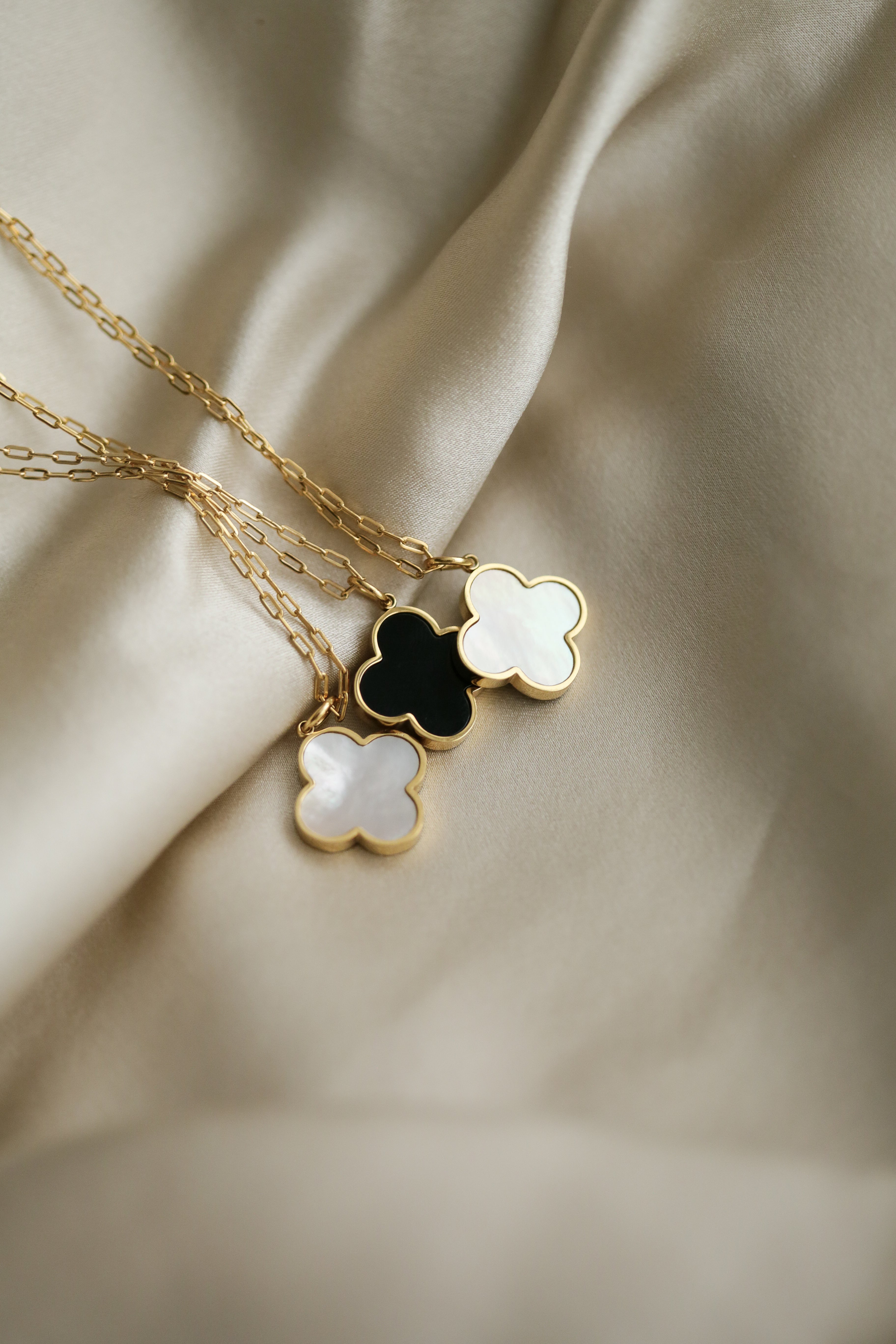 Double Side Clover Necklace