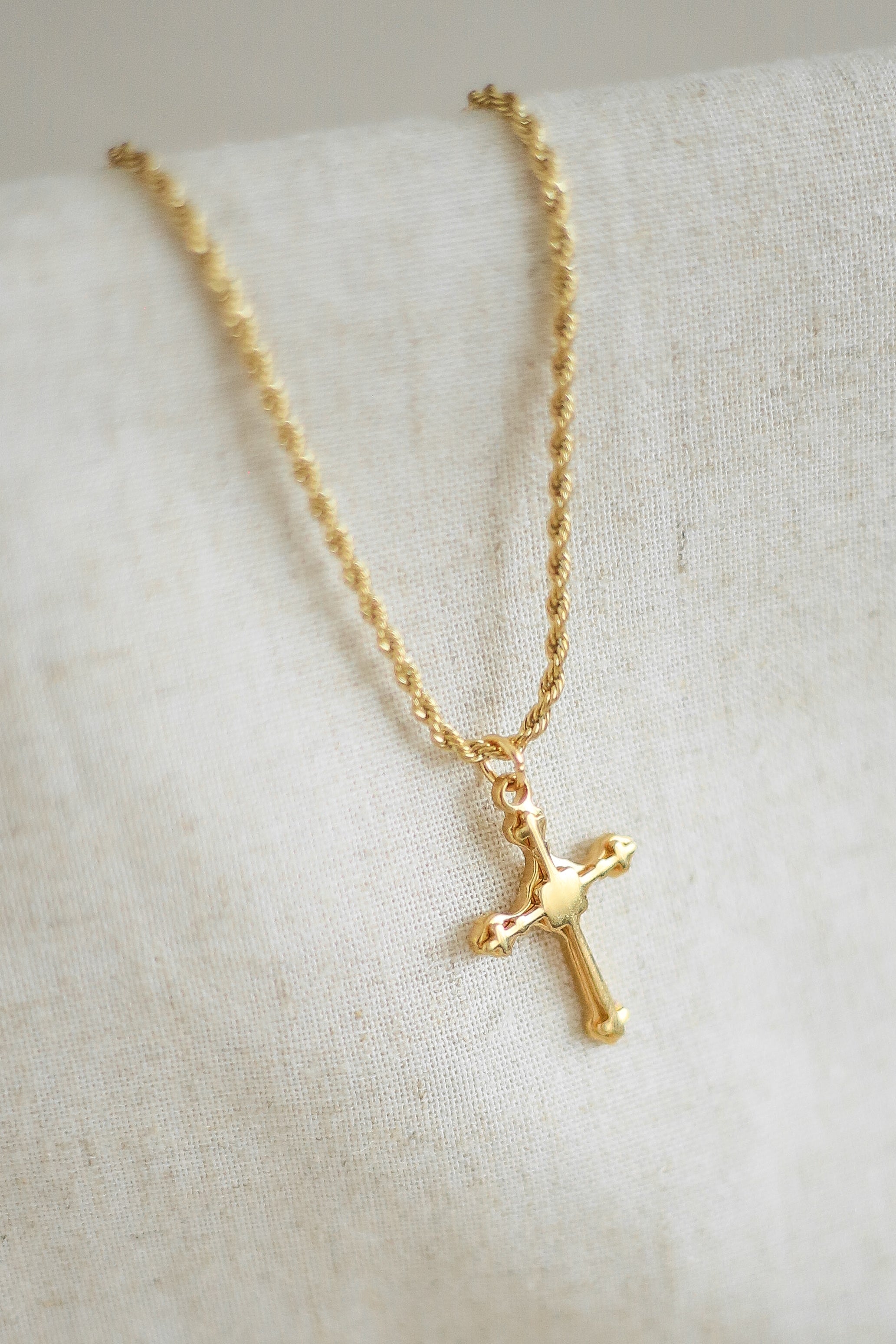Antoinette Cross Necklace