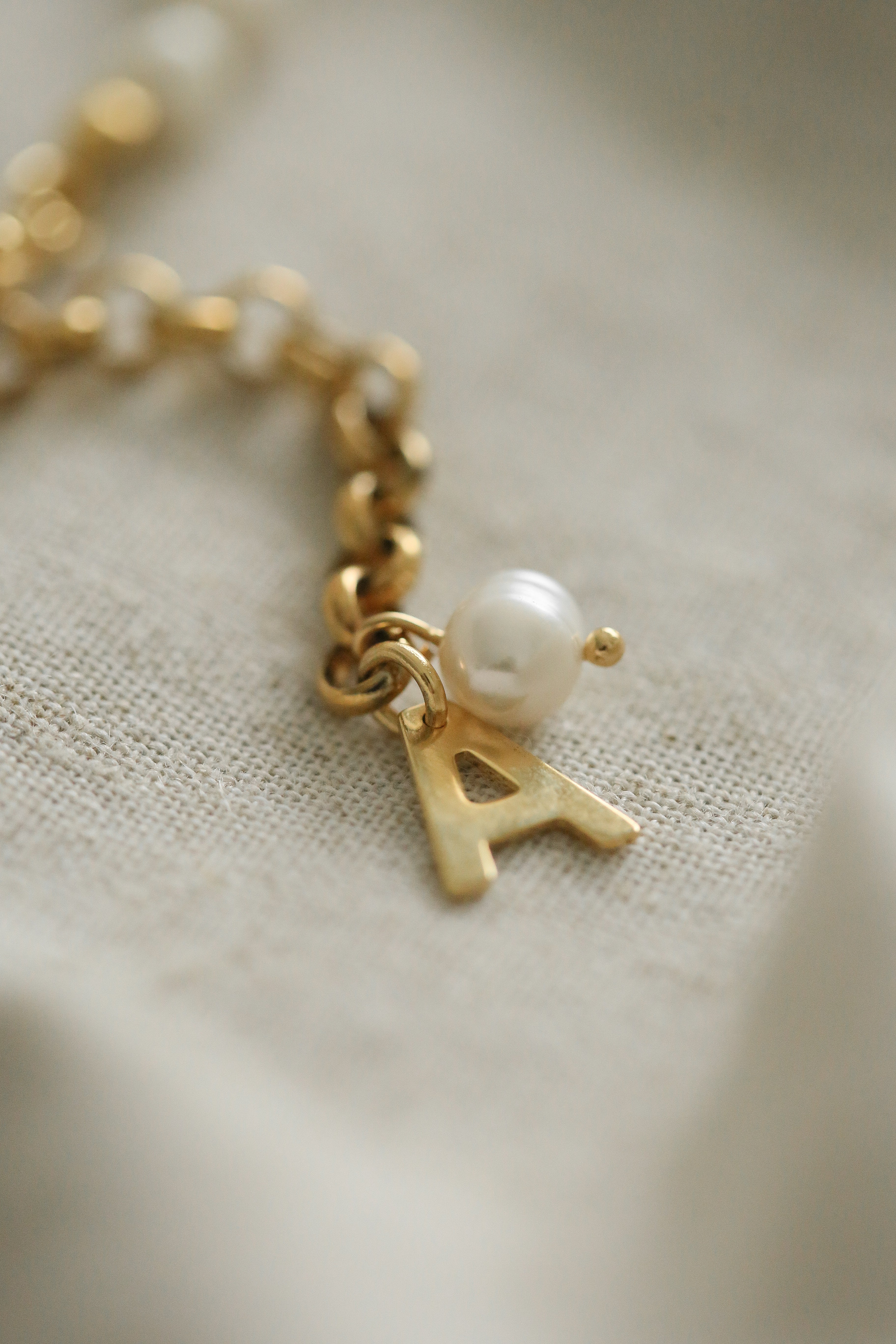 Margot Initial Anklet
